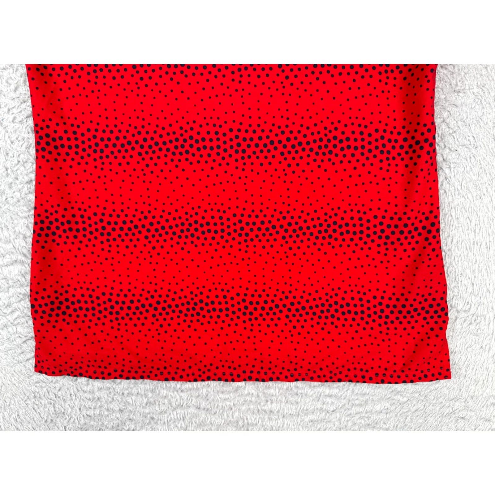 Tommy Hilfiger Tommy Hilfiger Shirt Women S Petite Red Polka Dot Crew Neck Viscose Blend Size S / US 4 / IT 40 - 5 Thumbnail