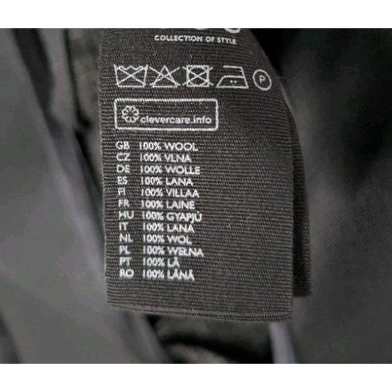 Cos COS Sleeveless Blazer Vest Mens Black Wool 40R 50 Two-Button Front Regular Length Blazer Vest Size 40R - 5 Thumbnail