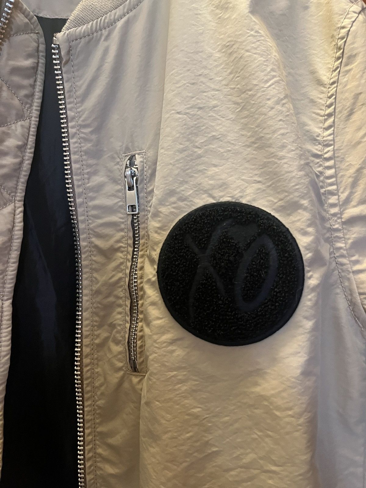 H&M × The Weeknd The Weeknd H&M Beige Bomber Jacket Size US M / EU 48-50 / 2 - 3 Thumbnail