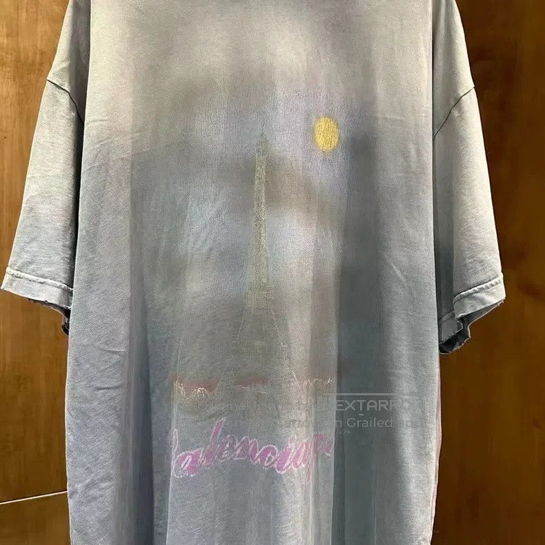 Balenciaga Balenciaga 24ss smog blue big profile makes old damaged to Size US XL / EU 56 / 4 - 3 Thumbnail