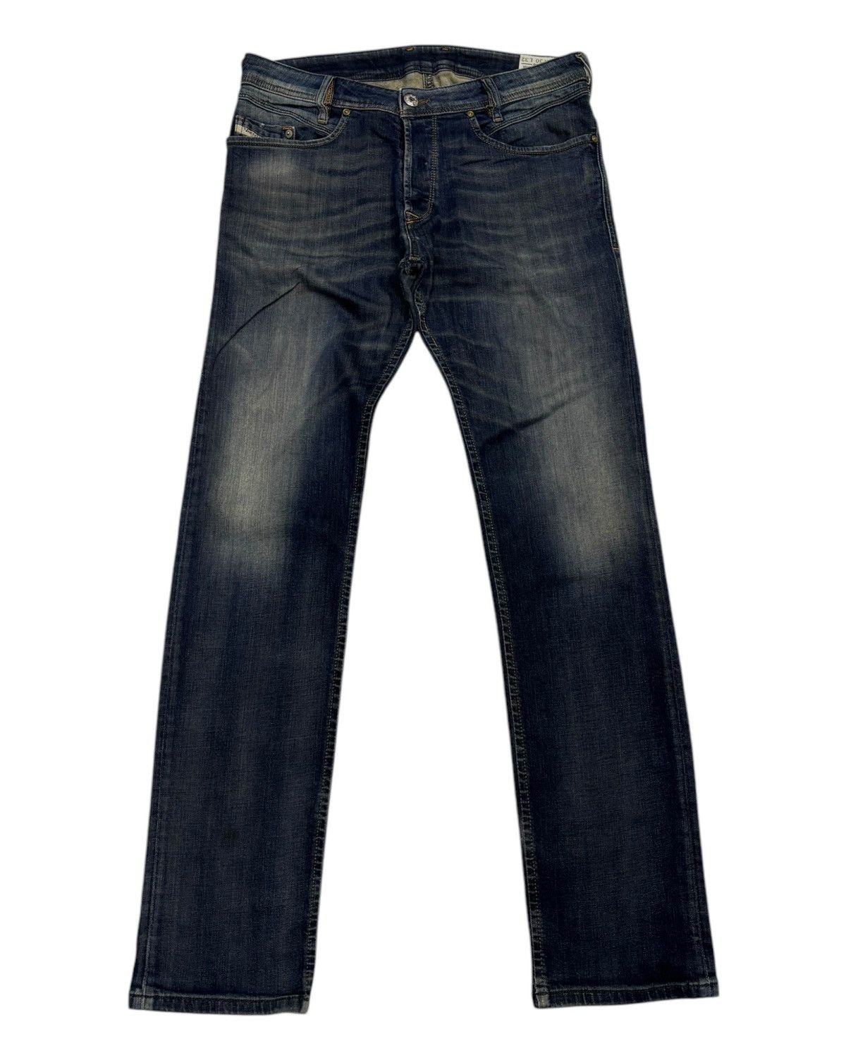 Diesel DIESEL REGULAR SLIM TAPERED DENIM JEANS Size US 32 / EU 48 - 1 Thumbnail