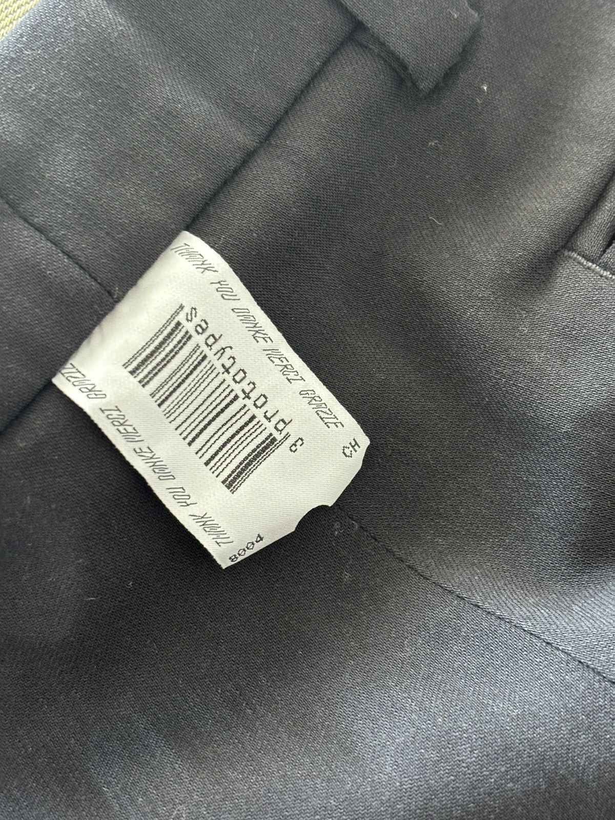 Prototypes Prototypes.ch deconstructed pants | Grailed
