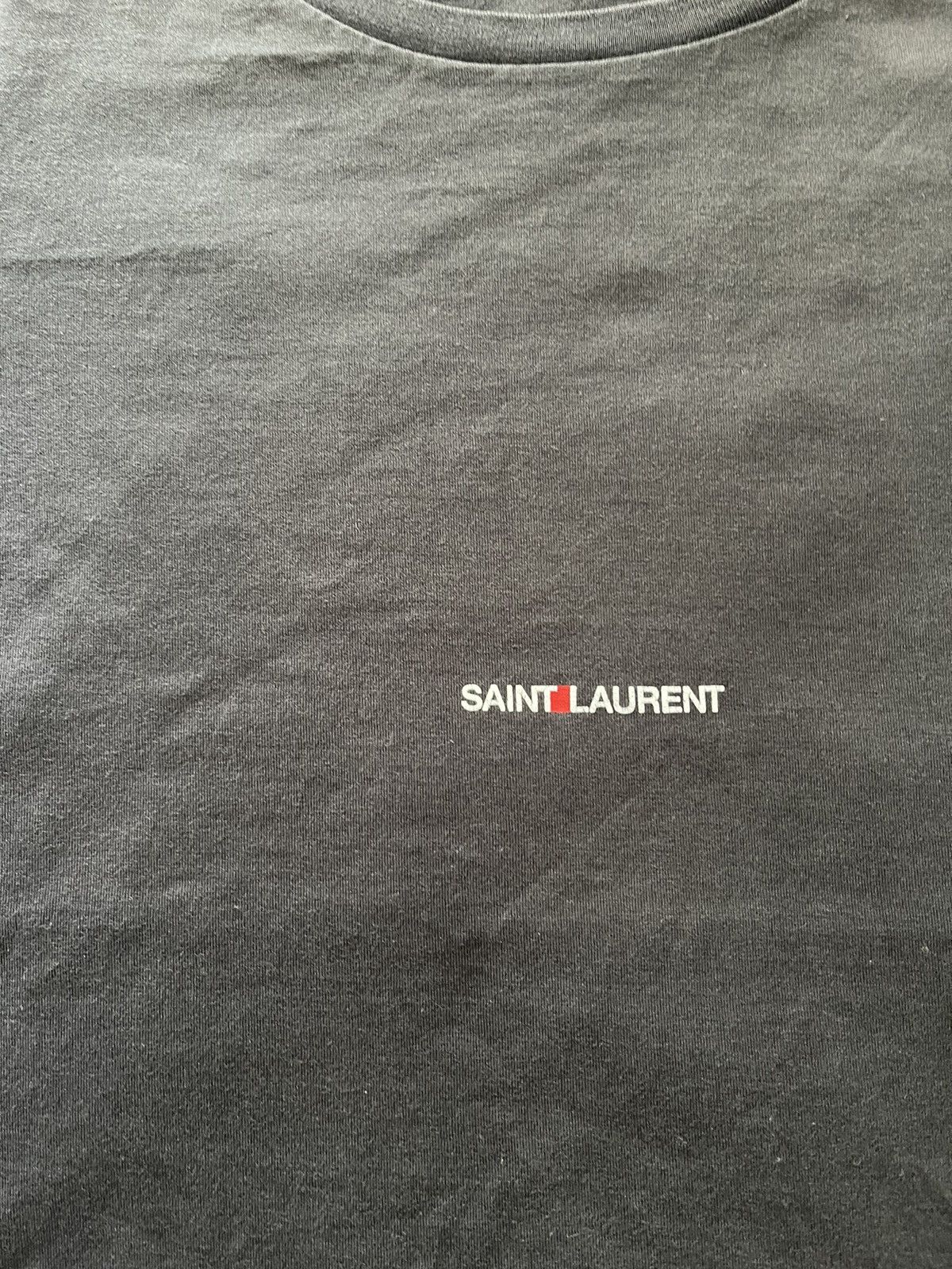Saint Laurent Paris 🔥HOT🔥SAINT LAURENT PARIS LOGO RIVE GAUCHE T-SHIRT TEE Size US S / EU 44-46 / 1 - 2 Thumbnail