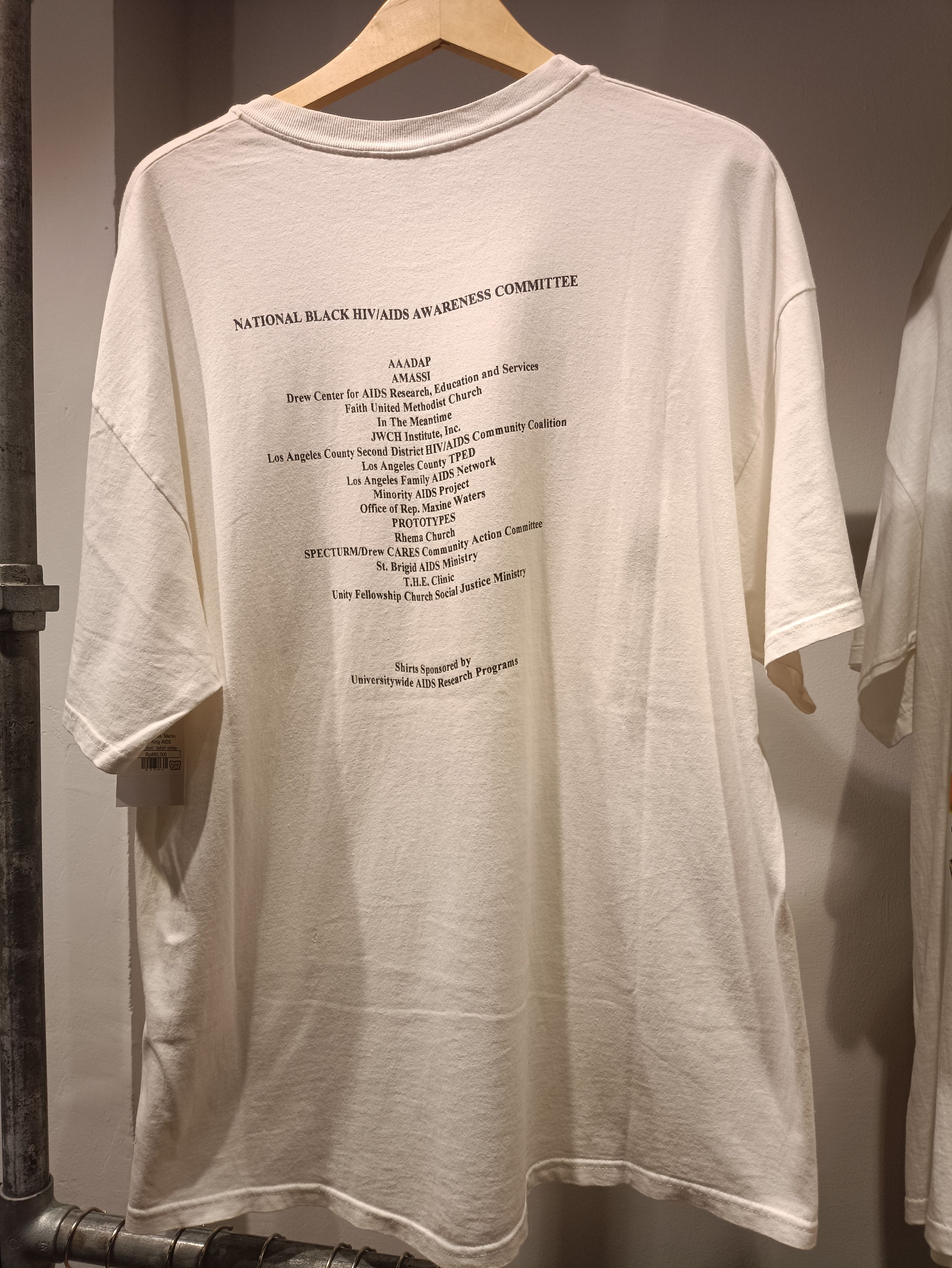 Hanes × Vintage Martin Luther king aids prevention Size US XL / EU 56 / 4 - 4 Thumbnail