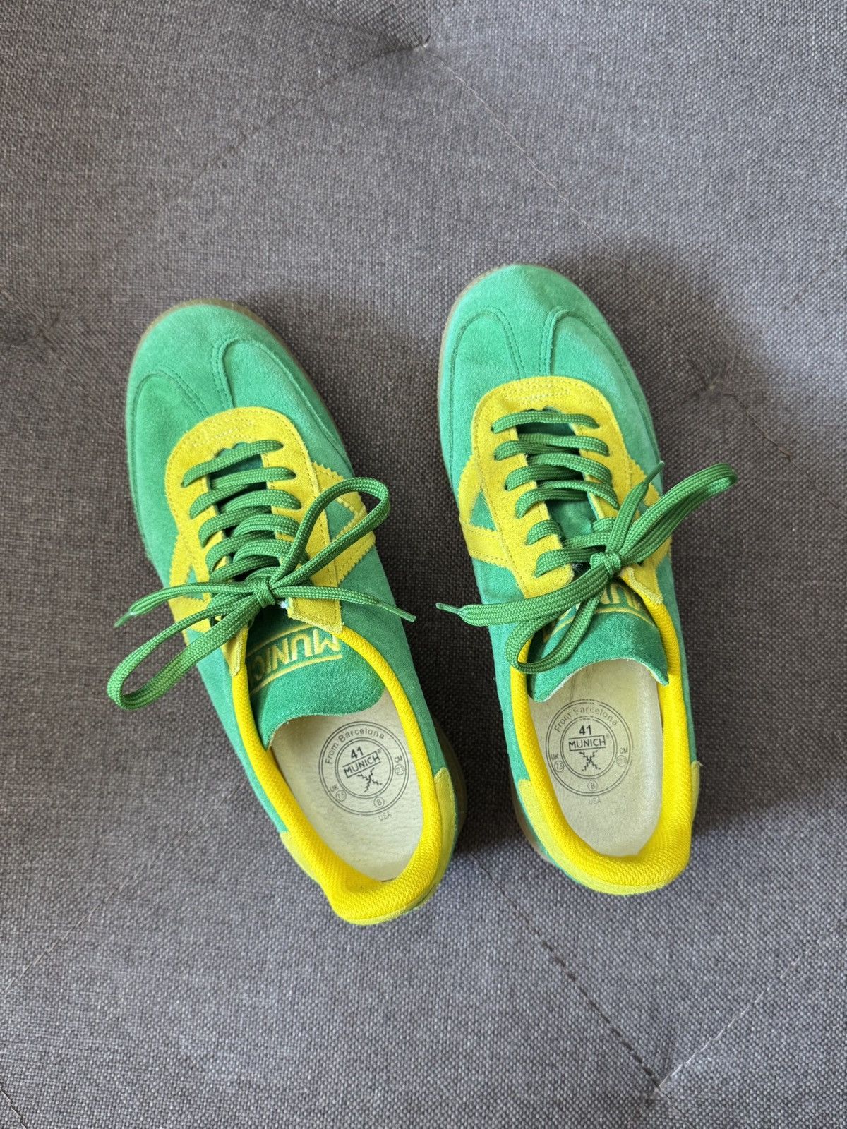 Penalty Munich From Barcelona y2k Brazil Suede Leather Low Sneakers Size US 8 / EU 41 - 9 Thumbnail