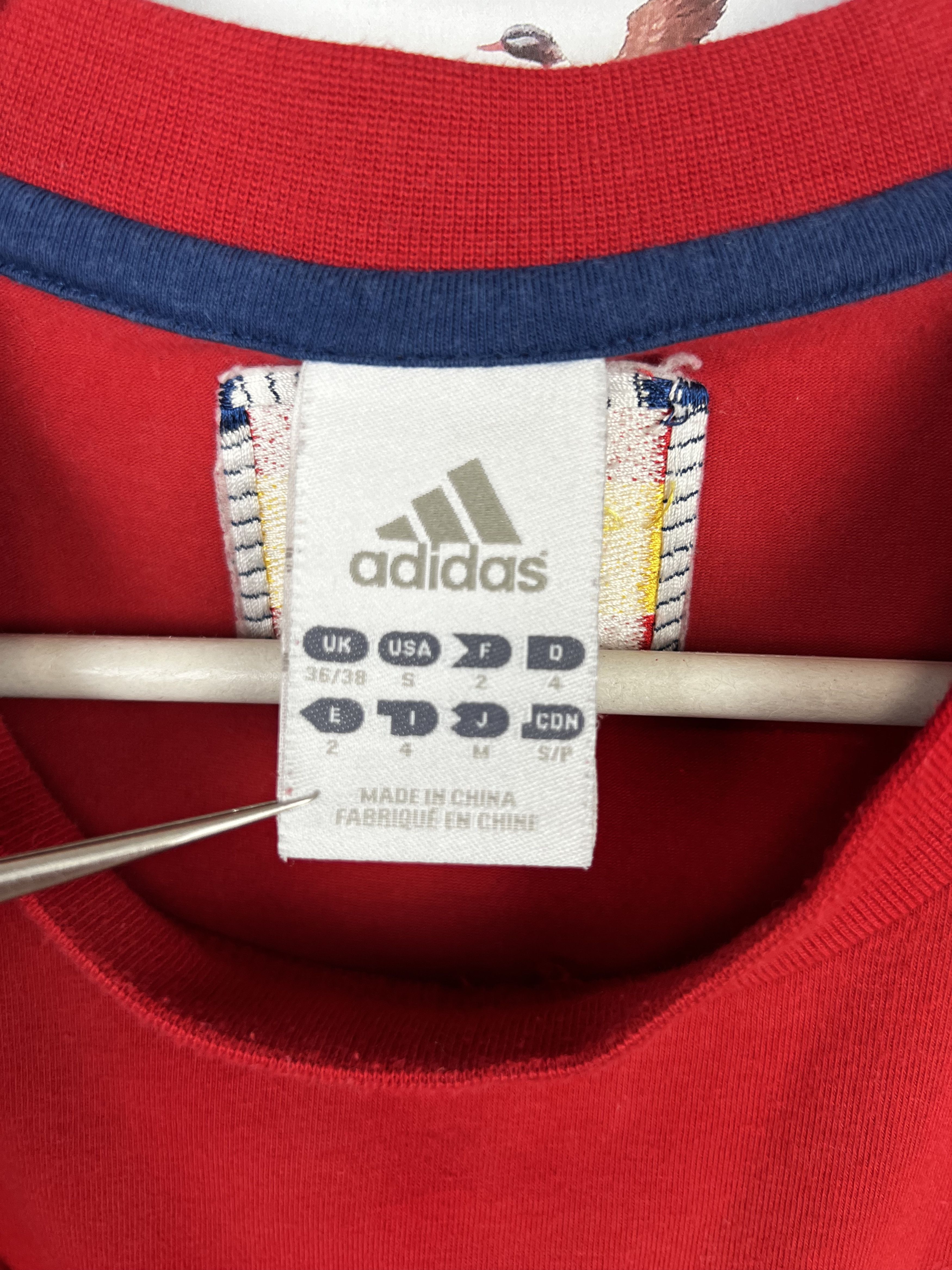 Adidas Vintage Adidas Spain Football Shirt Soccer Tee Jersey Mens Size US S / EU 44-46 / 1 - 5 Thumbnail