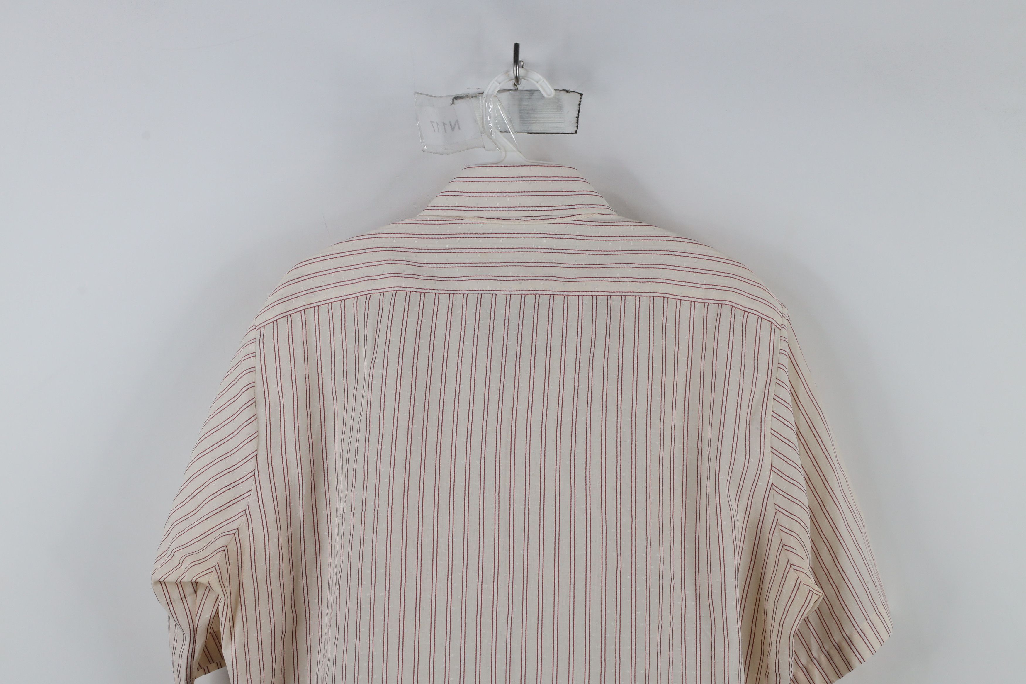 Vintage Vintage 70s Streetwear Striped Short Sleeve Button Shirt USA Size US L / EU 52-54 / 3 - 12 Thumbnail
