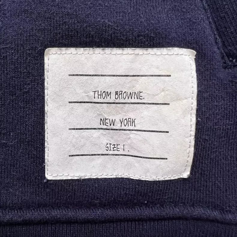 Thom Browne Thom Browne Zippered hooded hoodie Size US S / EU 44-46 / 1 - 4 Thumbnail