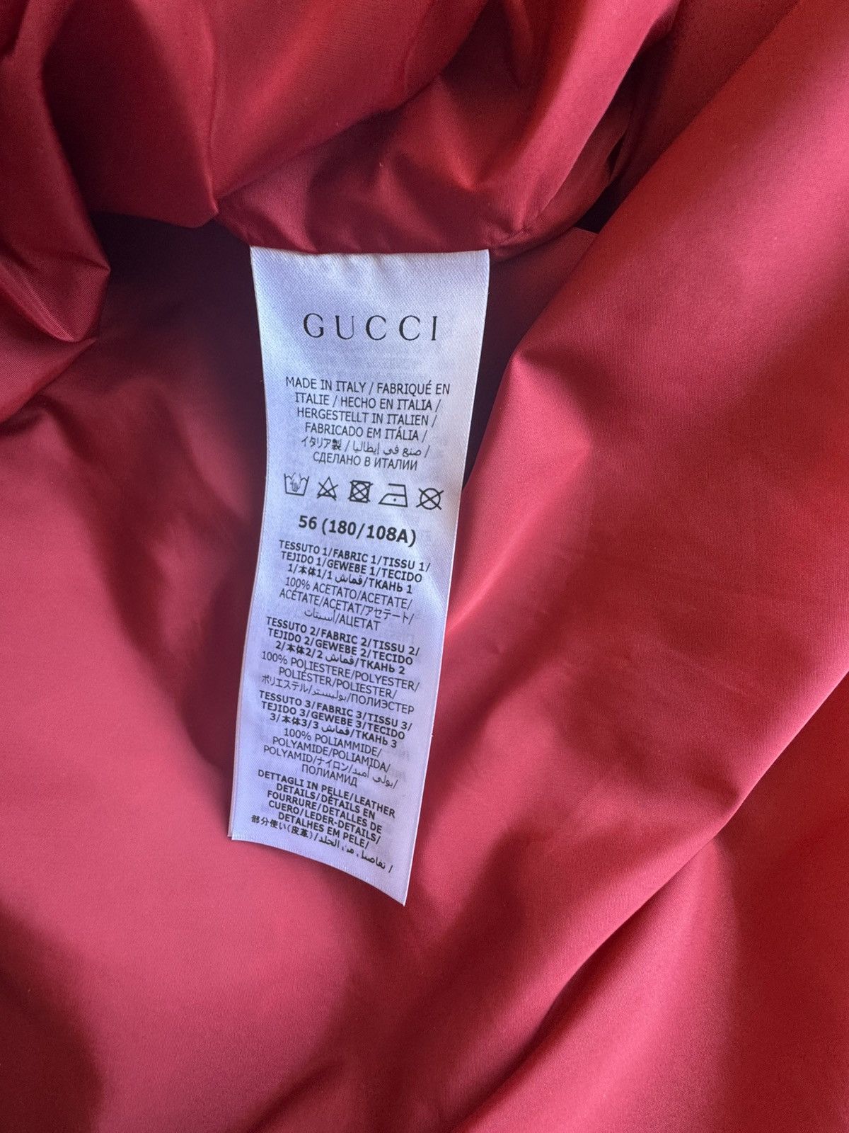 Adidas × Gucci Gucci x Adidas nylon jacket Size US XL / EU 56 / 4 - 5 Thumbnail