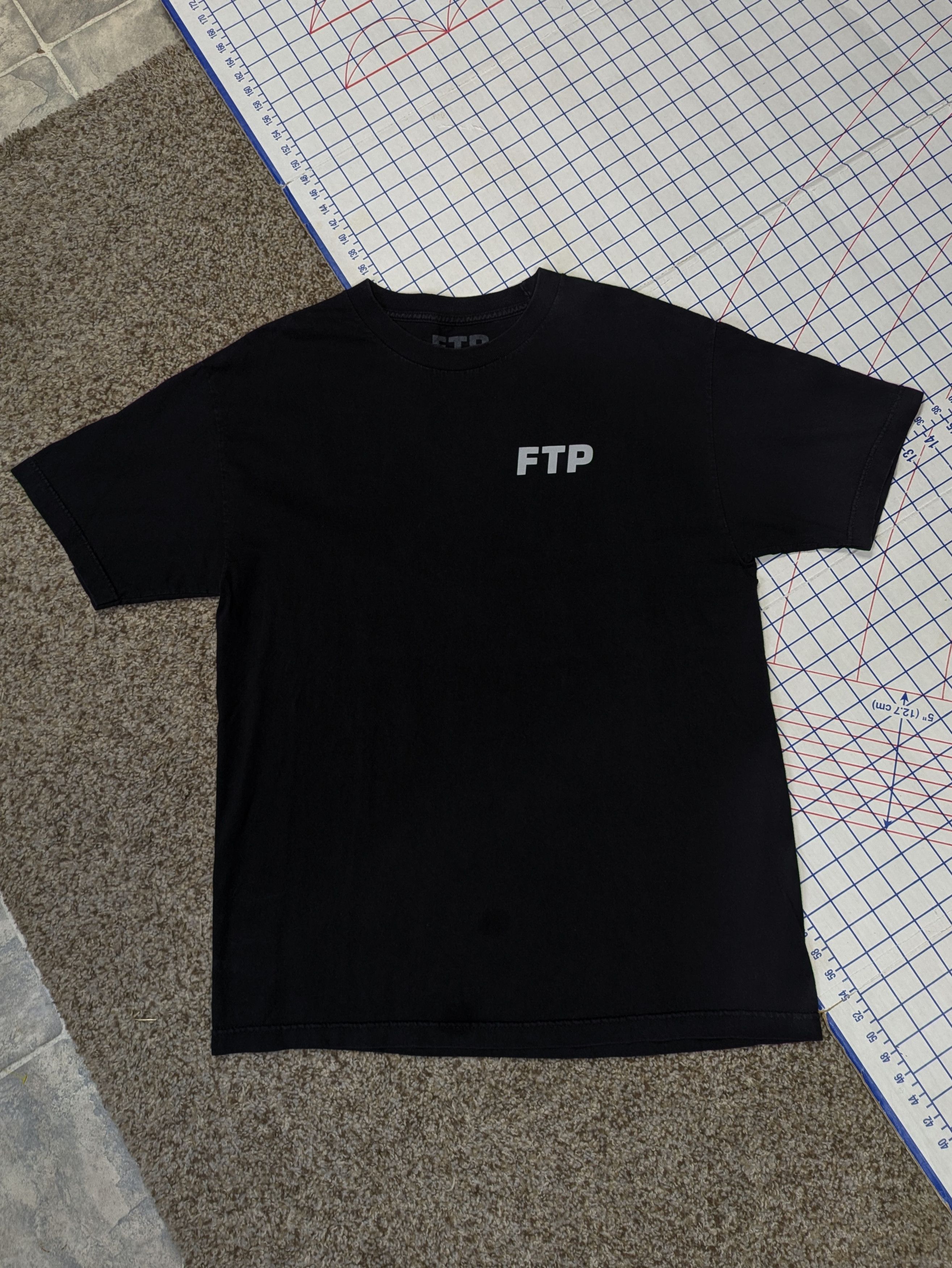 Fuck The Population FTP 3M reflective og logo tee 2015 2016 rare black Large Size US L / EU 52-54 / 3 - 4 Thumbnail