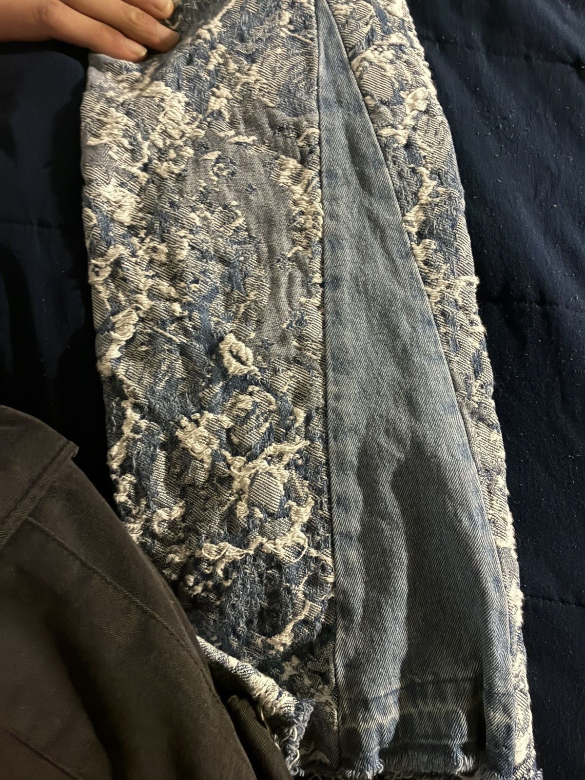 Other Blue engraved design flared denim Size US 34 / EU 50 - 4 Thumbnail