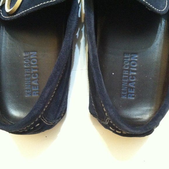 Kenneth Cole KENNETH COLE MENS LEATHER SUEDE SLIP-ON LOAFERS SIZE: 10M Size US 10 / EU 43 - 4 Thumbnail