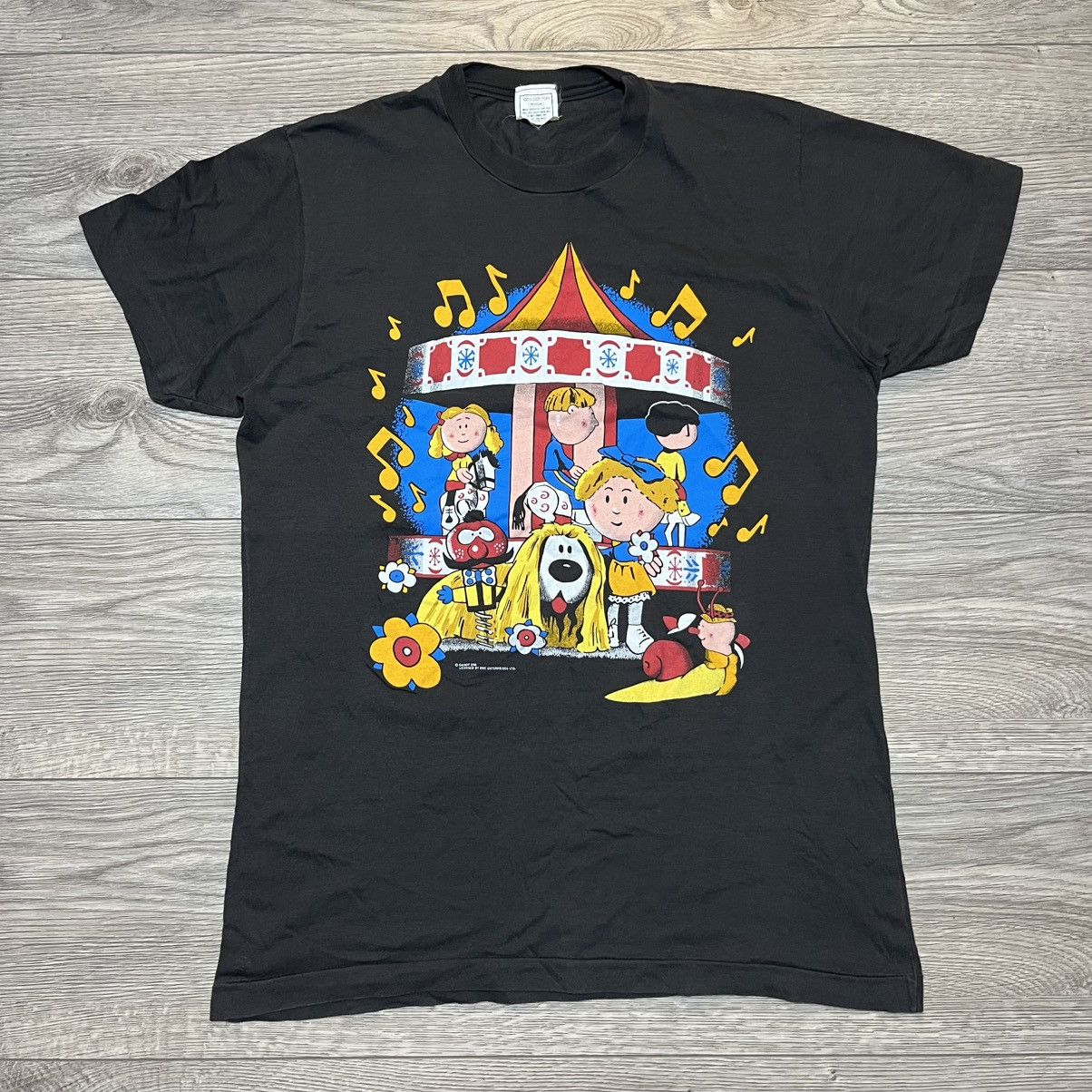 Vintage 1990 The Magic Roundabout Annual Vintage T-Shirt Size US M / EU 48-50 / 2 - 1 Thumbnail