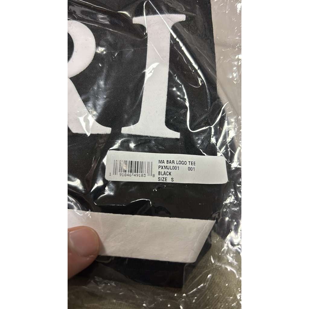 Amiri o1rshd1 MA Bar Logo Tee T-Shirt in Black Size US S / EU 44-46 / 1 - 8 Thumbnail