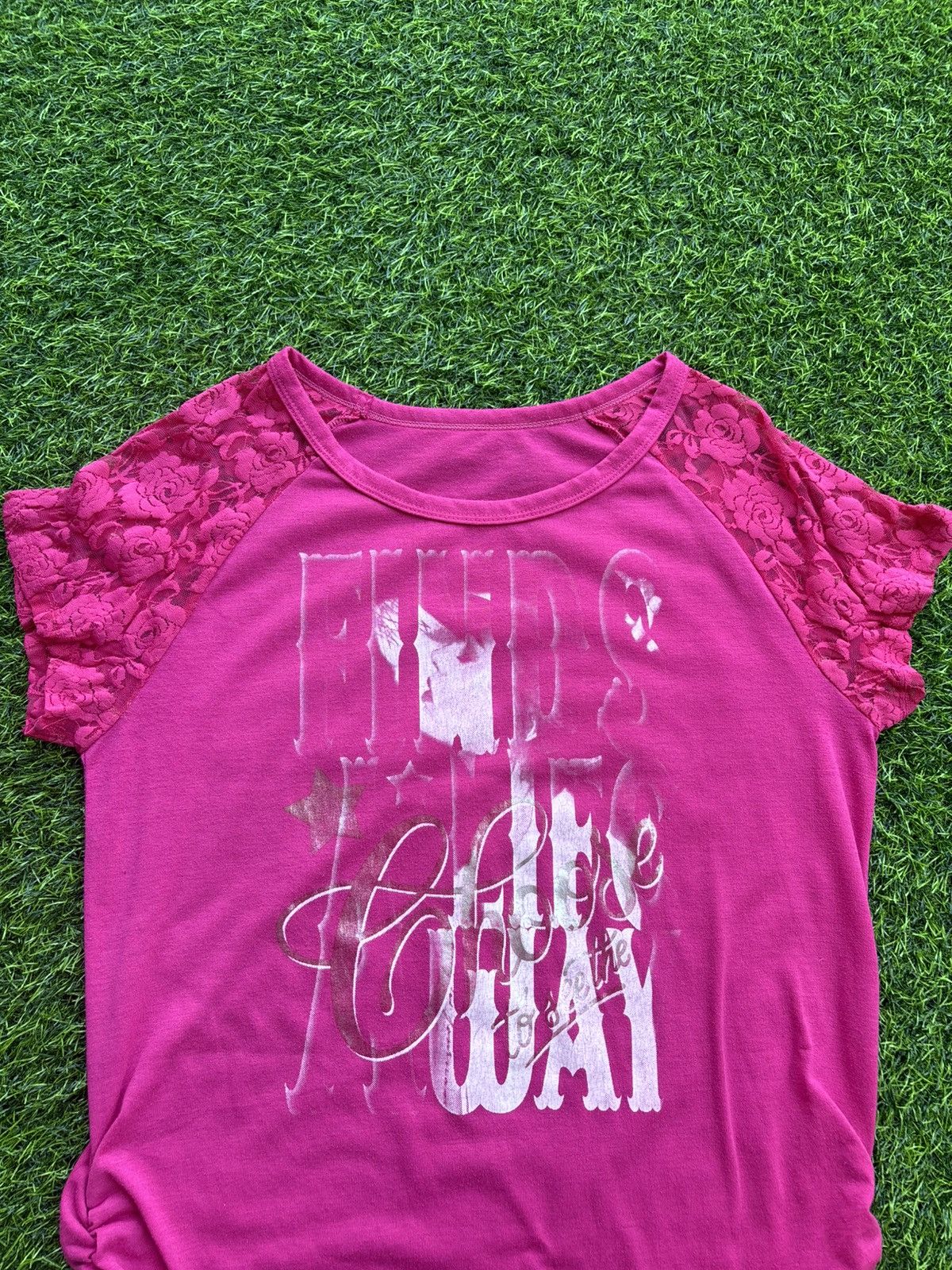 Hysteric Glamour Y2k Opium Women's Floral Pink Tshirt Size ONE SIZE - 2 Thumbnail