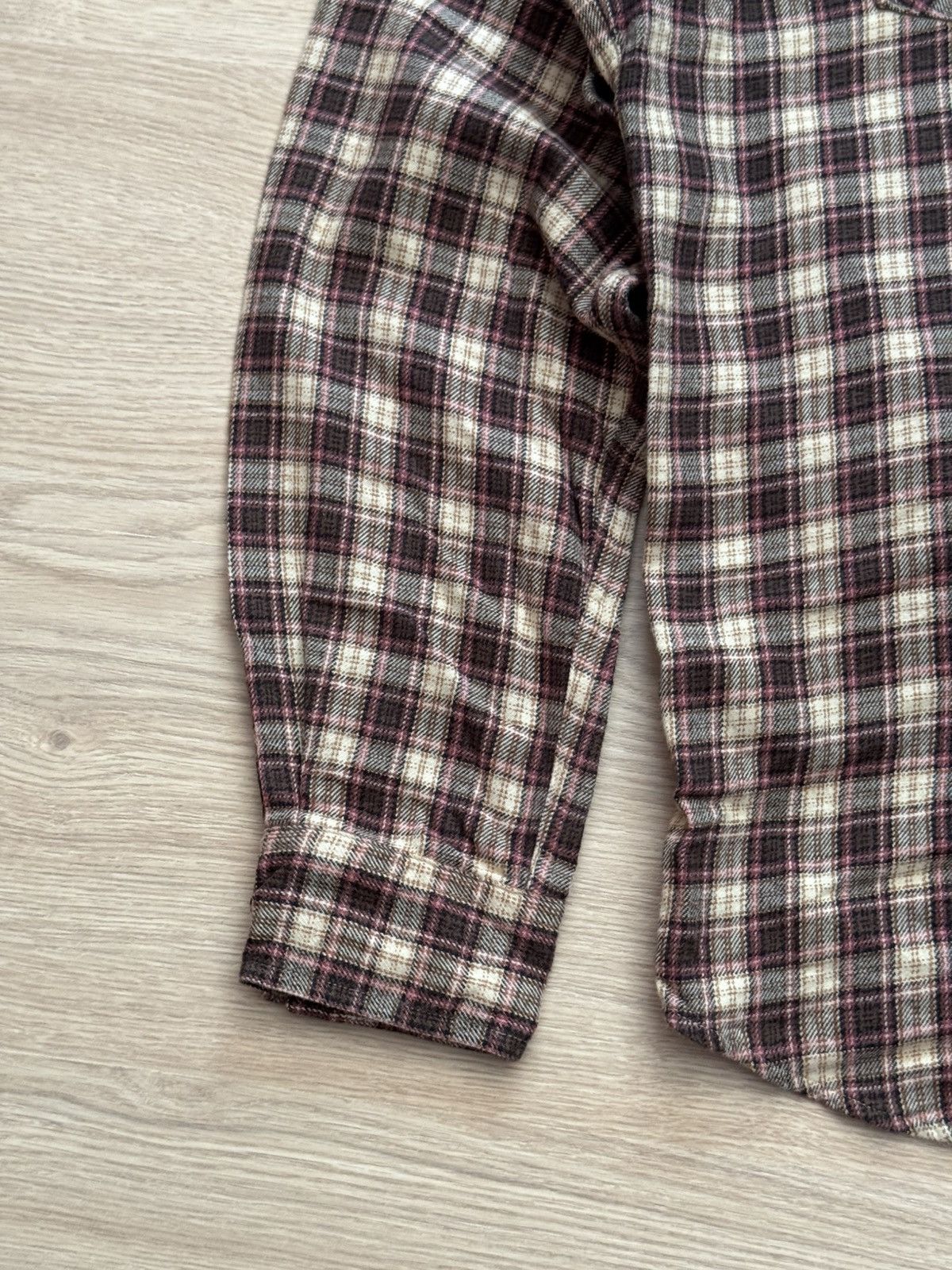 Uniqlo Vintage 00’s Uniqlo Japanese Flannel Shirt Size US XL / EU 56 / 4 - 3 Thumbnail