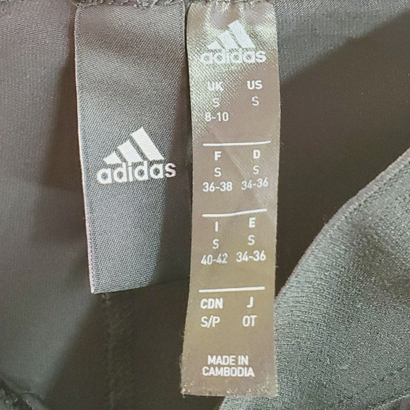 Adidas Adidas Black 3-Stripe Biker Shorts Small Size 27" / US 4 / IT 40 - 5 Thumbnail