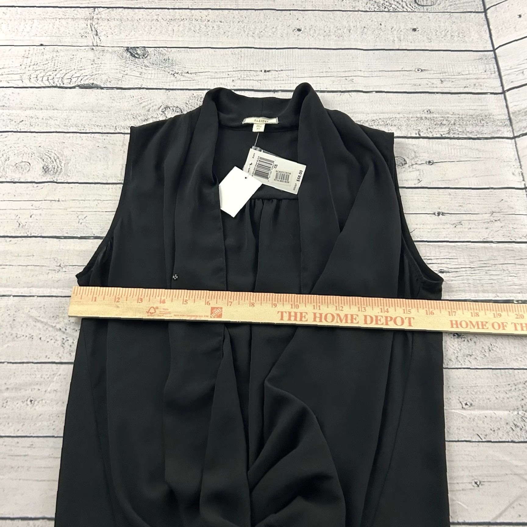 Vintage Pleione Sleeveless Blouse XS Women's Black Size XS / US 0-2 / IT 36-38 - 6 Thumbnail