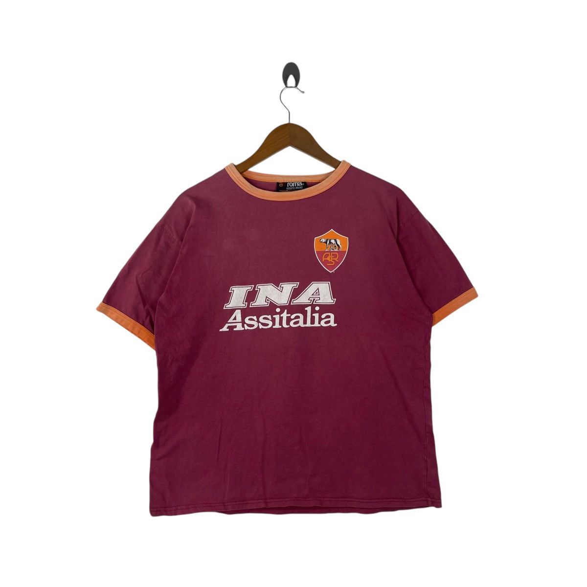 Vintage Vintage AS Roma Nakata Tee Shirt Size US M / EU 48-50 / 2 - 1 Thumbnail