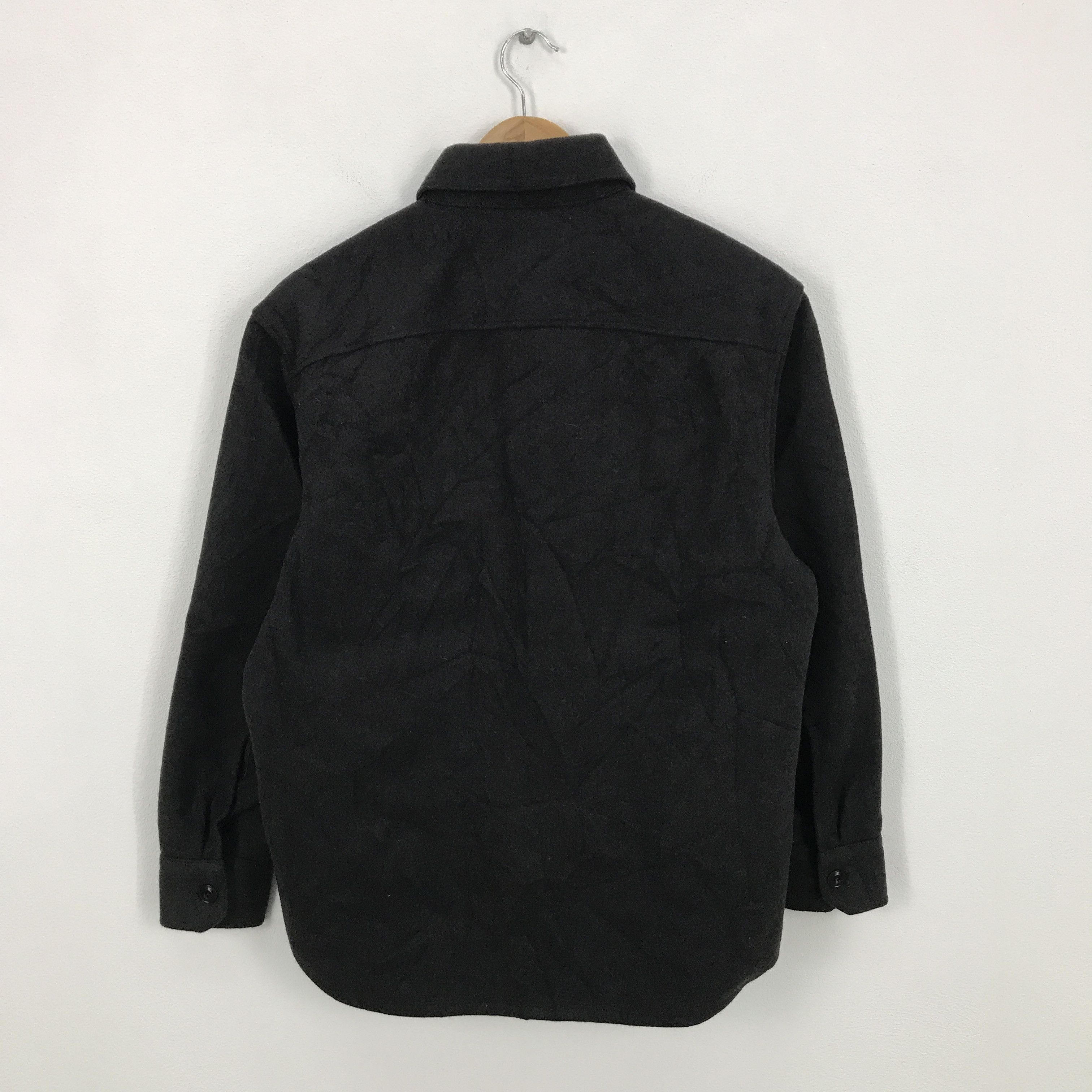 Lemaire x uniqlo wool up button jacket