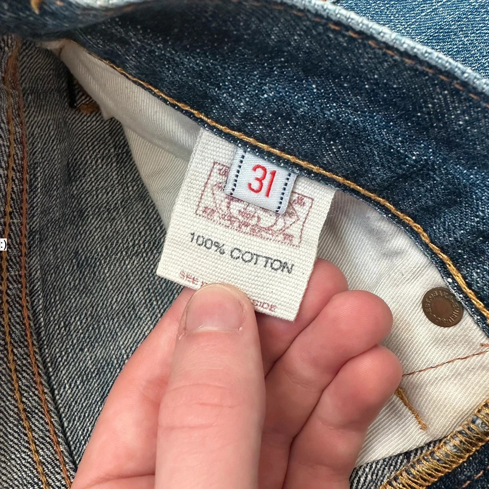 Evisu Jeans Evisu Daicock Lot 001 Red Size US 31 - 6 Thumbnail