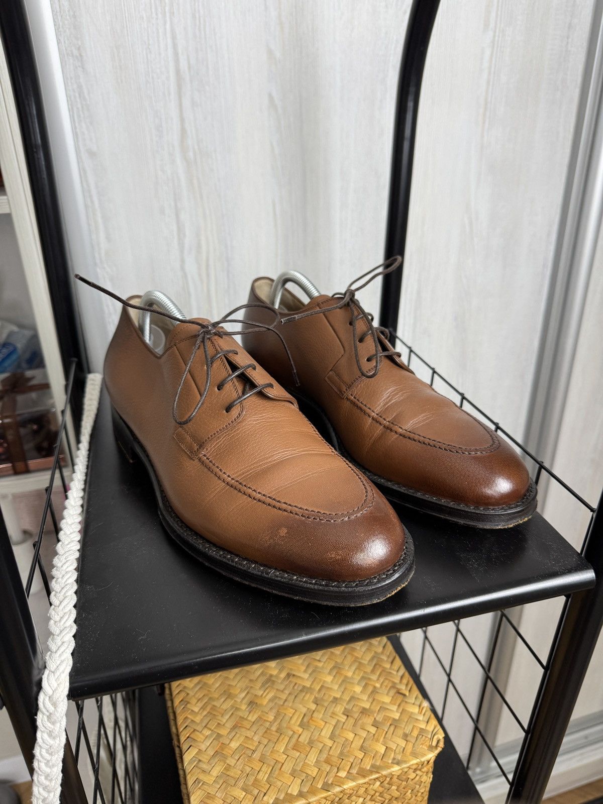 Bally Bally Wimbo brown derby classic shoes RRP 1190$ Size US 10 / EU 43 - 2 Thumbnail