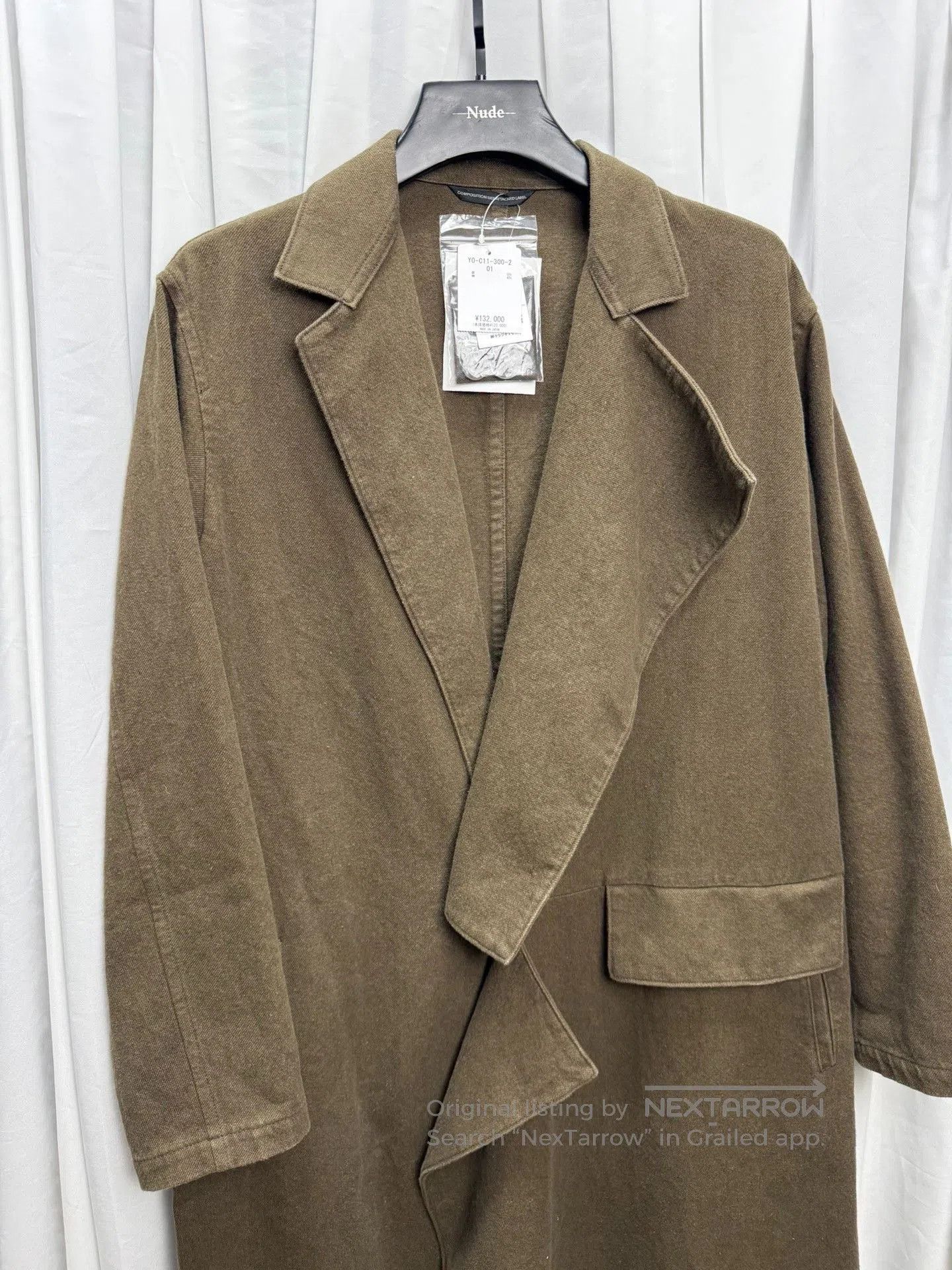 Yohji Yamamoto Yohji Yamamoto Y's Distressed Washed Coat. Size US M / EU 48-50 / 2 - 2 Thumbnail