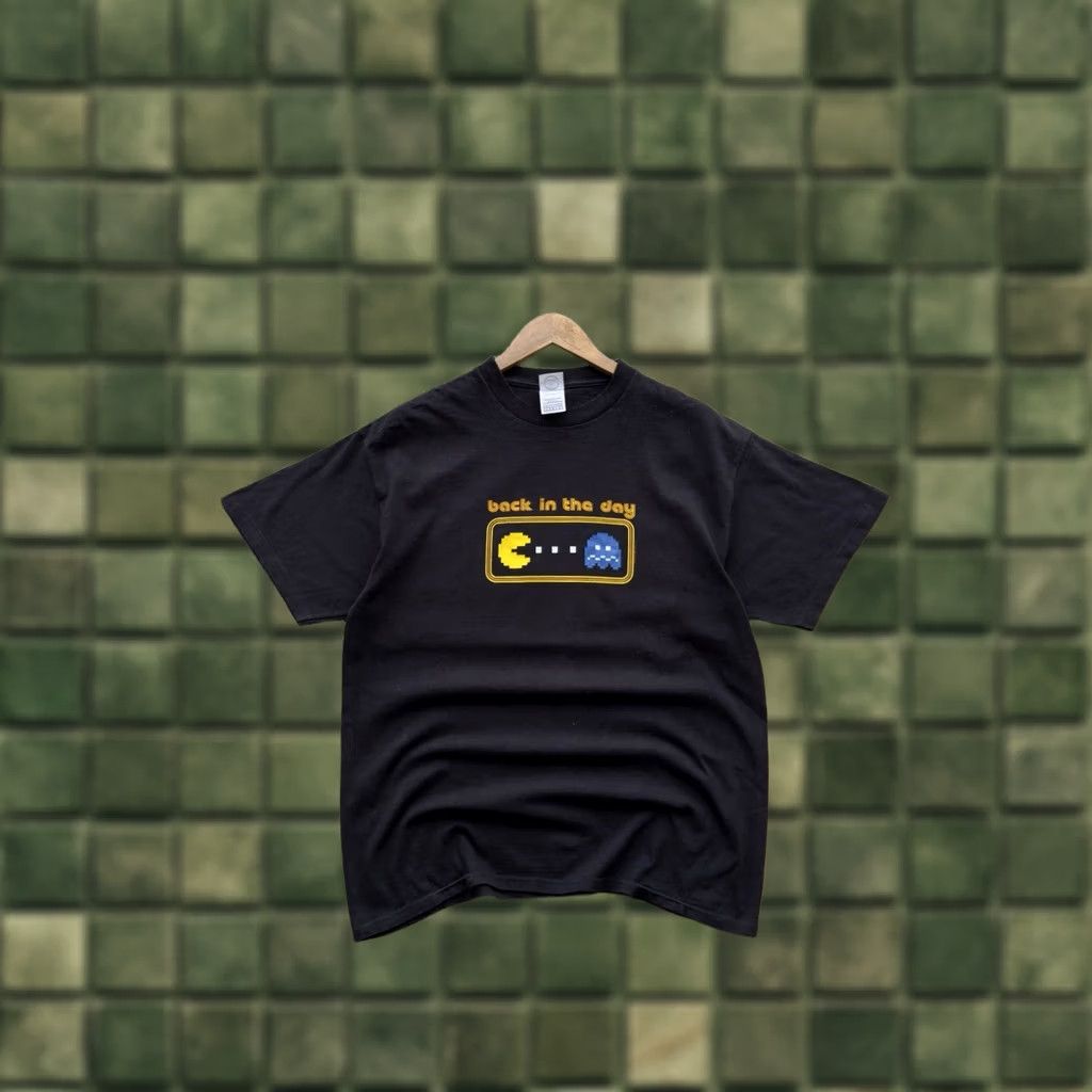 Etro Vintage PAC-MAN Back In The Day Shirt Size L Black Retro Gaming Namco Graphic Print Size US L / EU 52-54 / 3 - 1 Thumbnail