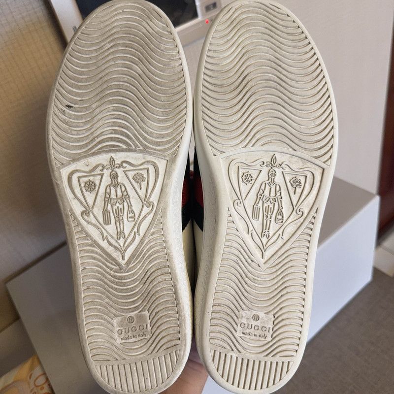 Other Gucci ACE Round Toe Fashion Sneakers for Men Size US 8 / EU 41 - 3 Thumbnail