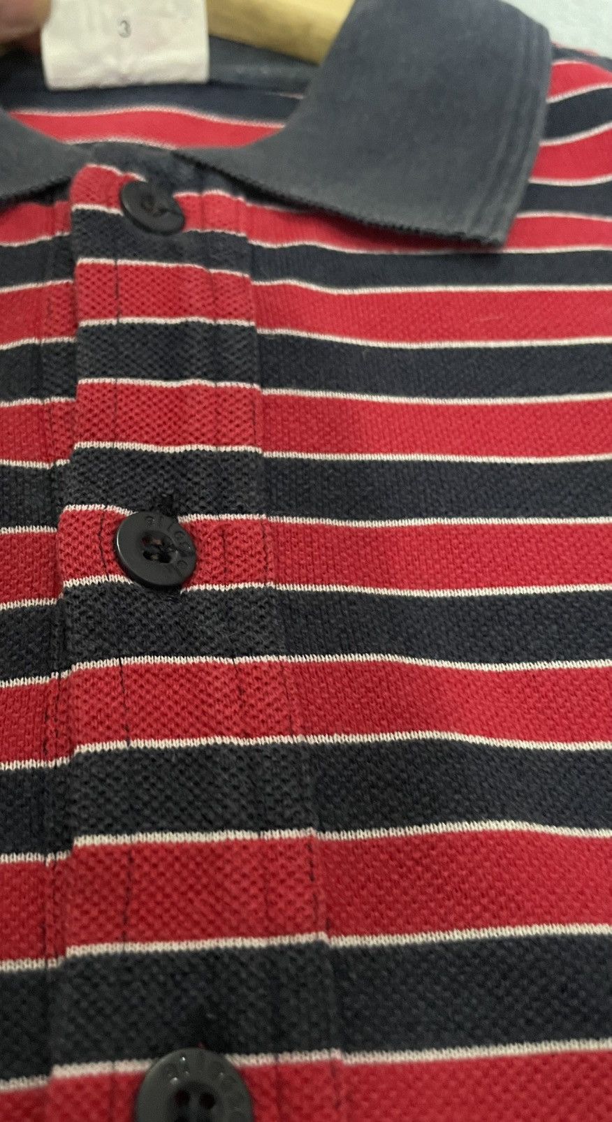 Ellesse Ellese Stripe Tshirt Collar Size US M / EU 48-50 / 2 - 10 Thumbnail