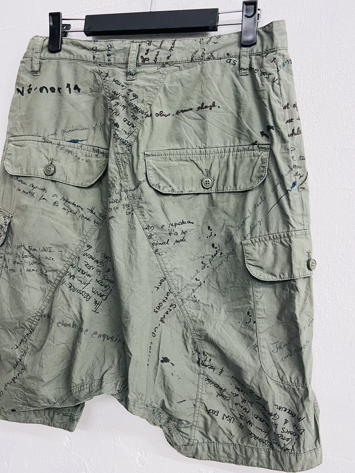 Issey Miyake RARE OG VINTAGE NE-NET ISSEY MIYAKE MILITARY CARGO SHORT Size US 30 / EU 46 - 7 Thumbnail