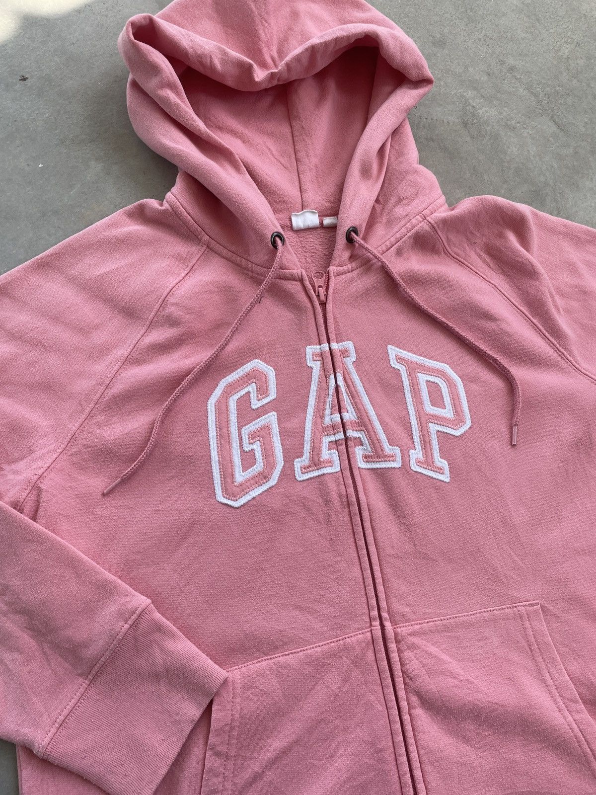 Gap × Vintage GAP SPELLOUT HOODIE Size US L / EU 52-54 / 3 - 2 Thumbnail