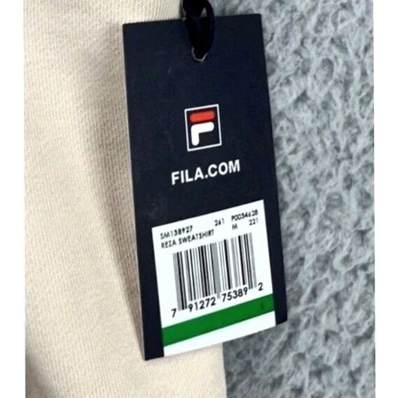 Fila FILA Reza Sweatshirt Mens Large Tan Graphic Woodland Camo Crew Neck Pullover Sweater NEW Size US L / EU 52-54 / 3 - 2 Thumbnail