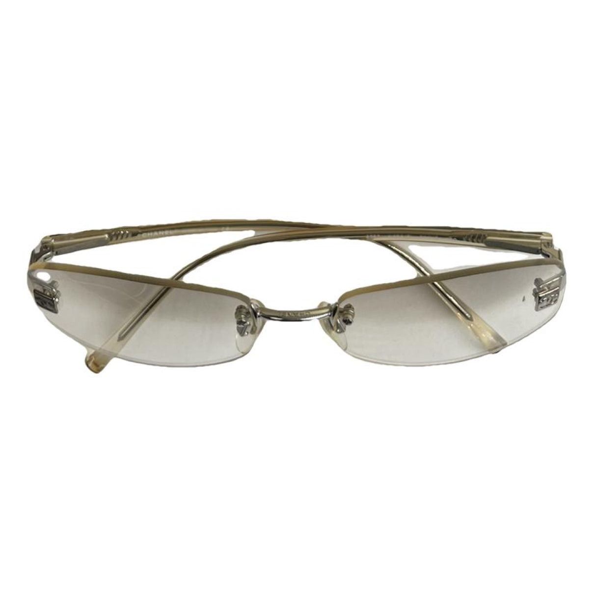 Chanel Silver Metal Sunglasses Size ONE SIZE - 1 Thumbnail
