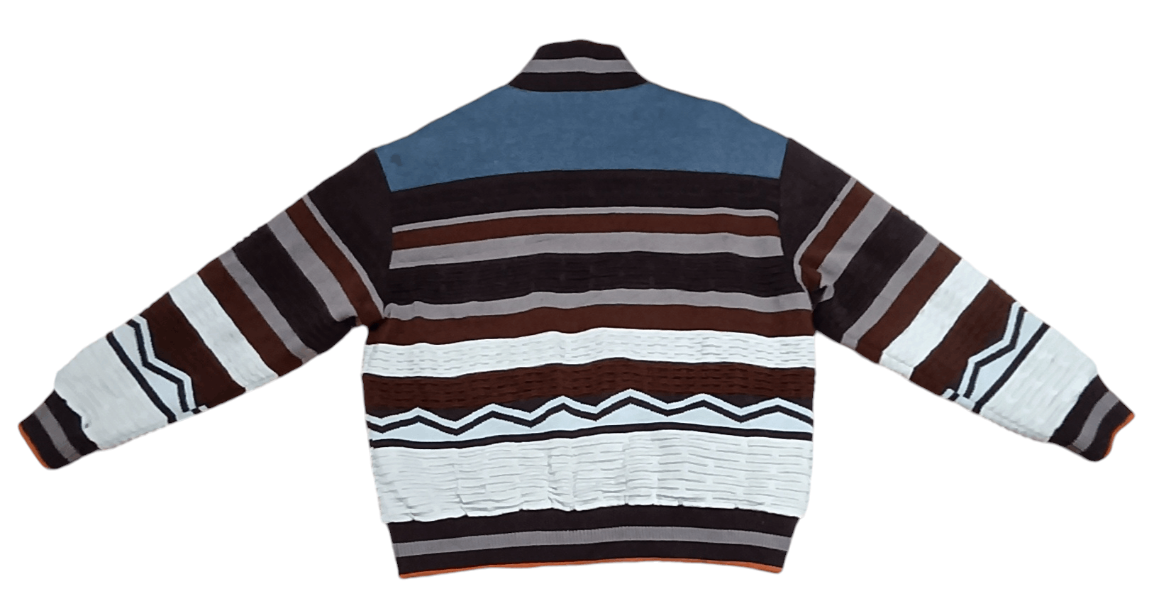 Japanese Brand VINTAGE PAGELO MULTICOLOURED KNITWEAR JACKET Size US L / EU 52-54 / 3 - 5 Thumbnail