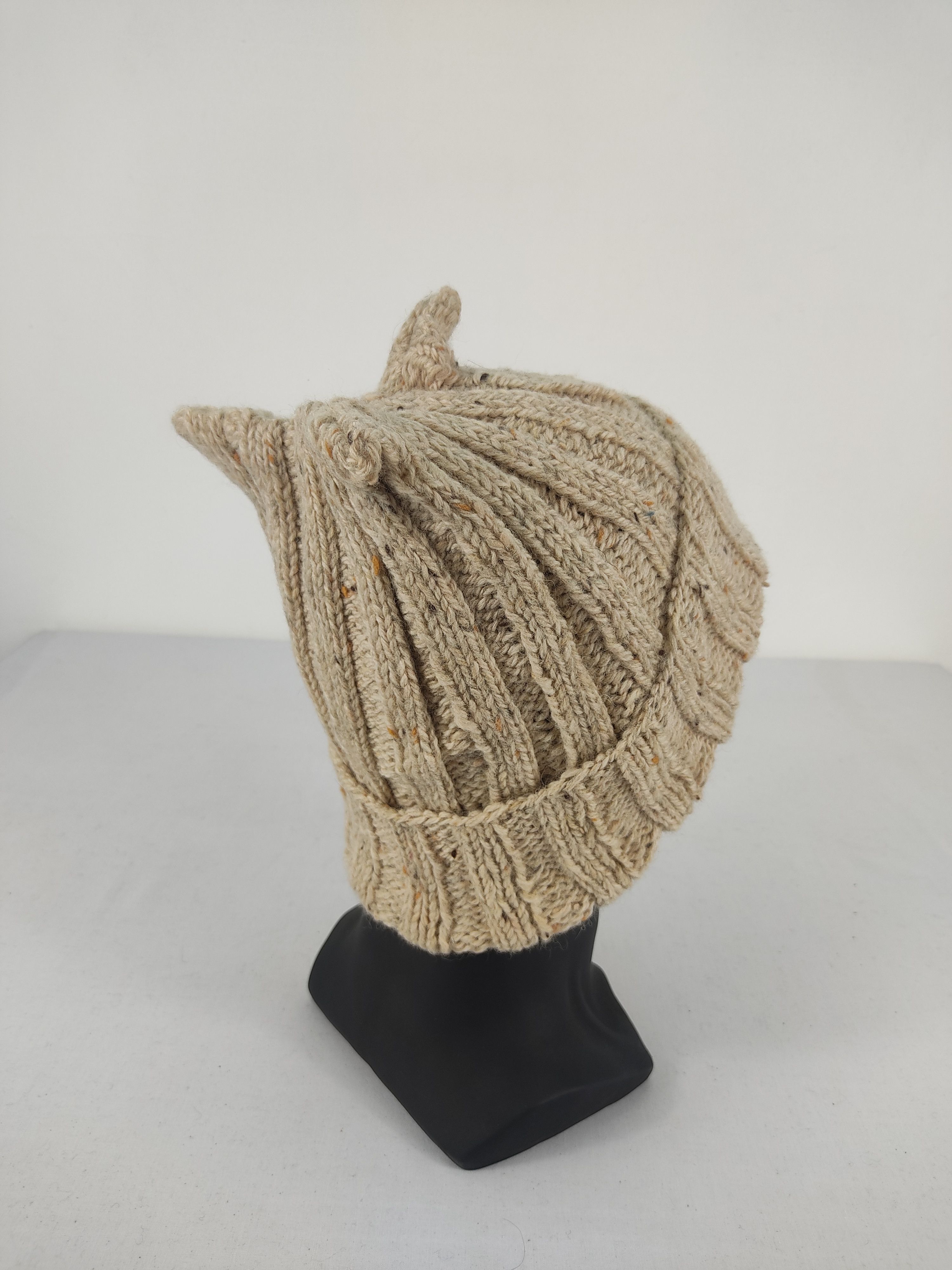 Japanese Brand × Vintage Japanese Brand Horn Beanie / Snow Hat / Snow Cap Size ONE SIZE - 4 Thumbnail