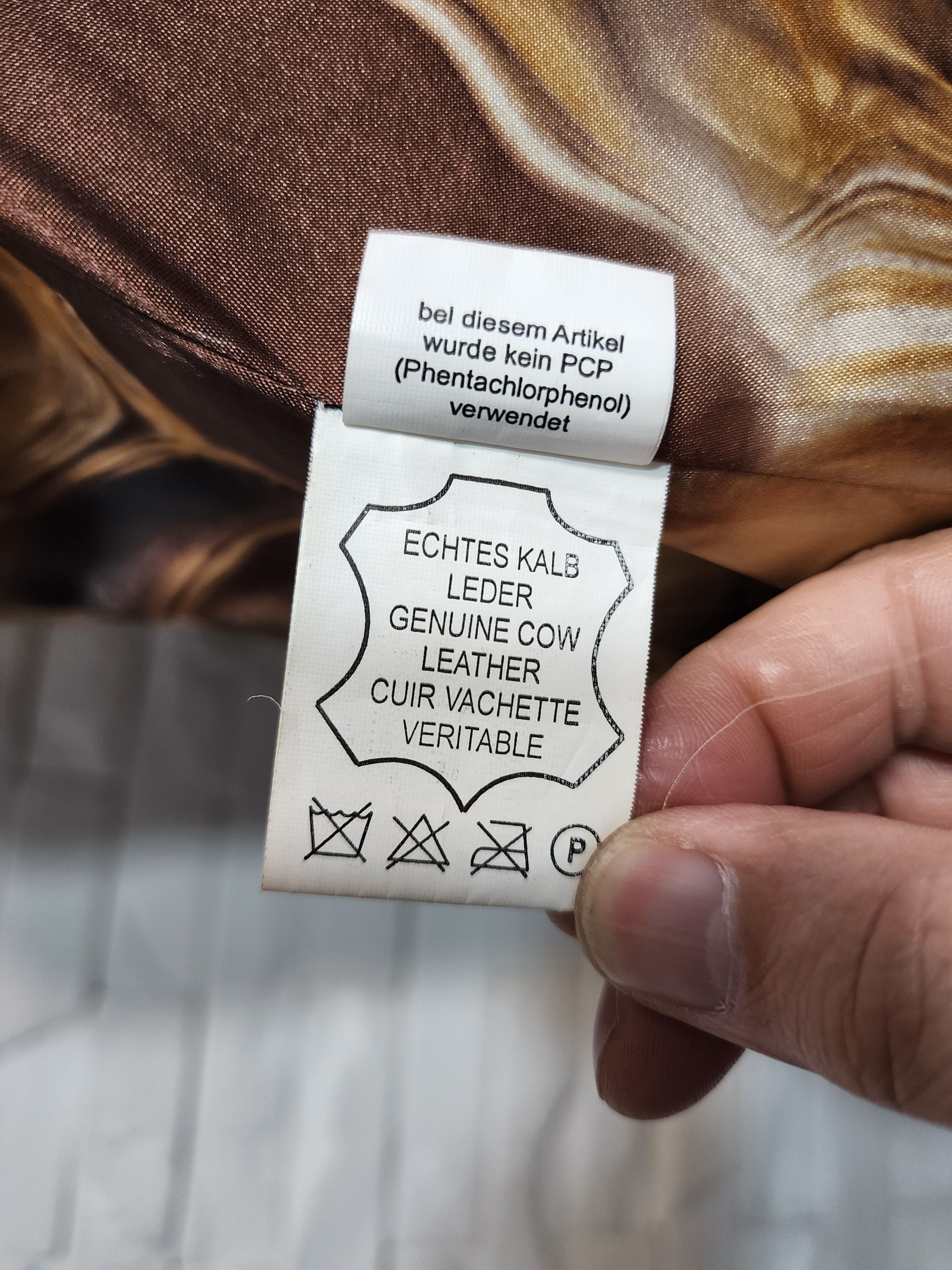 Other Brown Leather Jacket: Women's Button-Up with Pockets Size M / US 6-8 / IT 42-44 - 10 Thumbnail