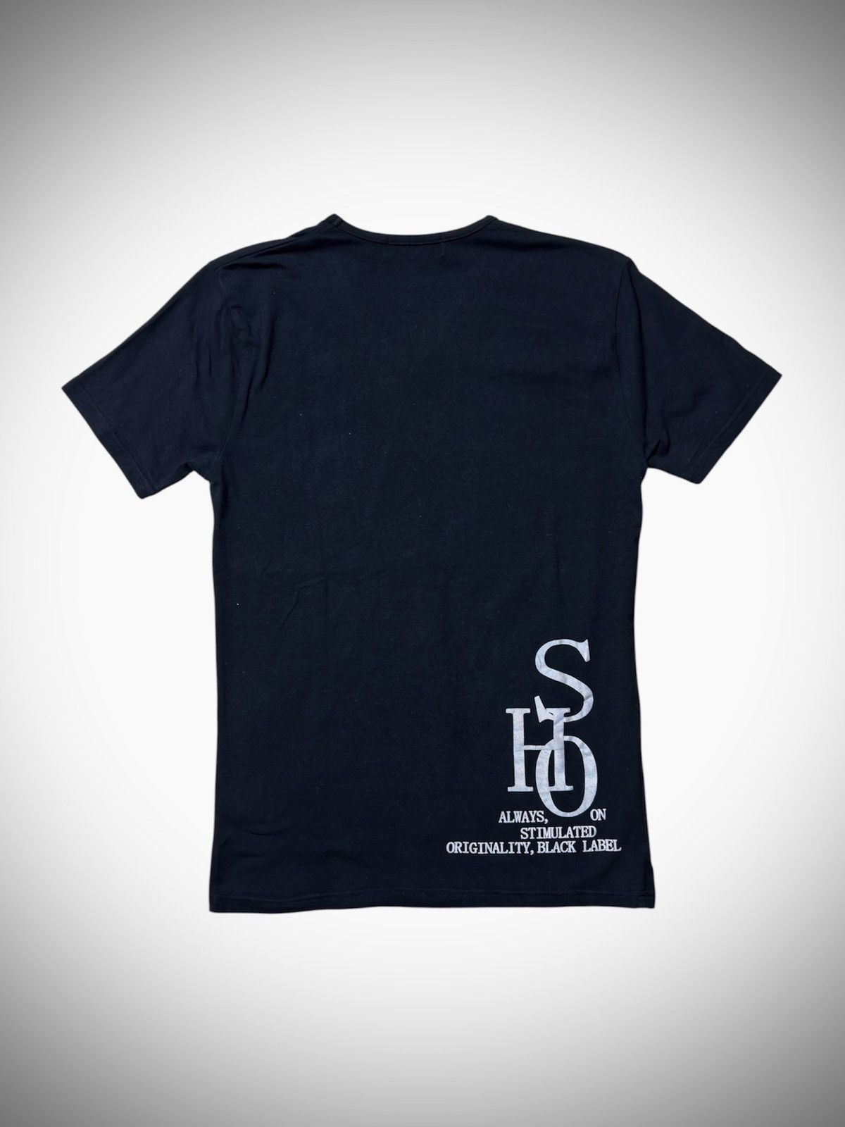 BERNINGS SHO 2000’s Berning’s Sho Black Label - Poem Ifsix Style T-Shirt Size US L / EU 52-54 / 3 - 4 Thumbnail