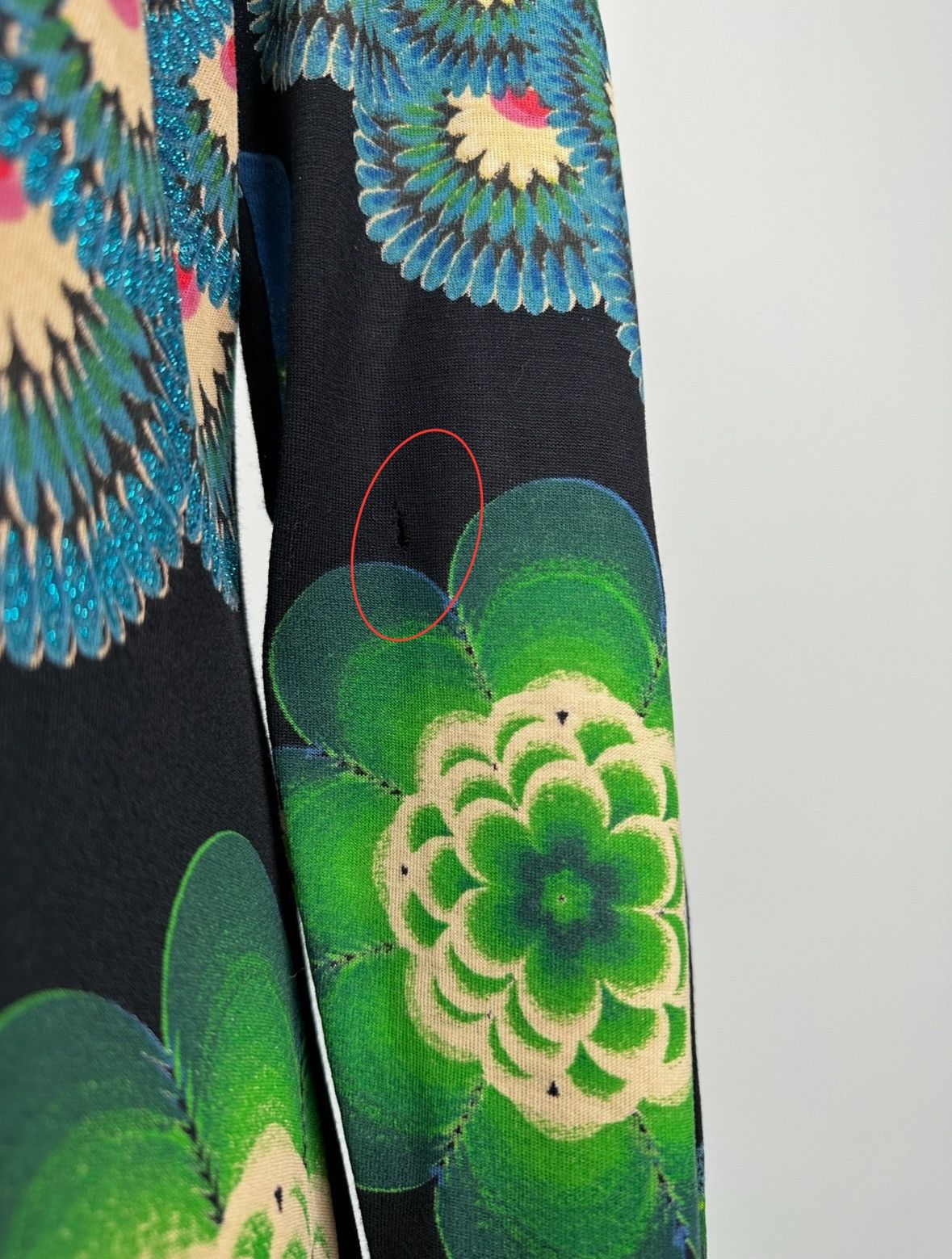 Desigual DESIGUAL Floral Print Long Sleeve Dress 100% Viscose size L Size L / US 10 / IT 46 - 7 Thumbnail