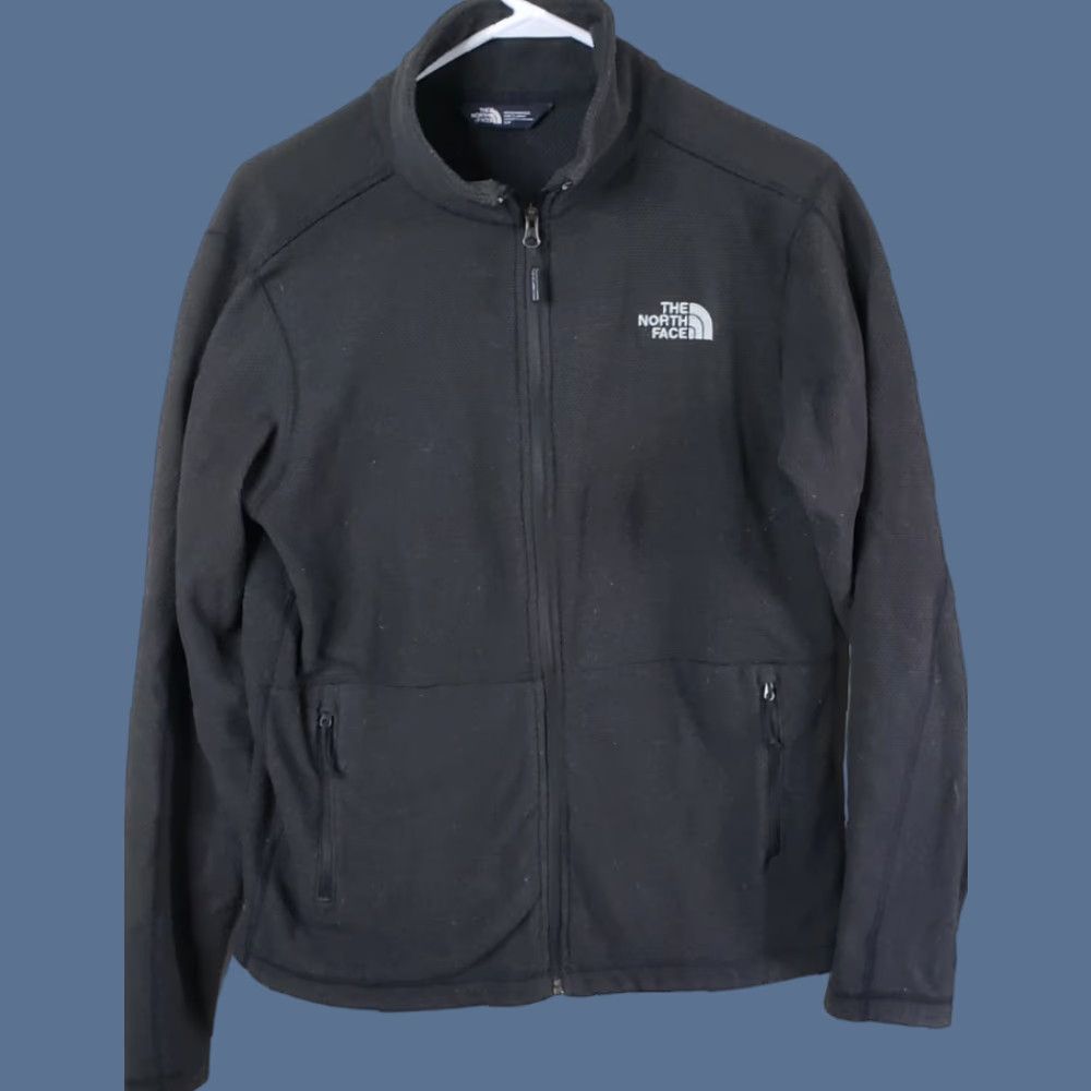 The North Face The North Face Men's S Black Knit Outer Fleece Interior Full Zip Jacket Size US S / EU 44-46 / 1 - 1 Thumbnail