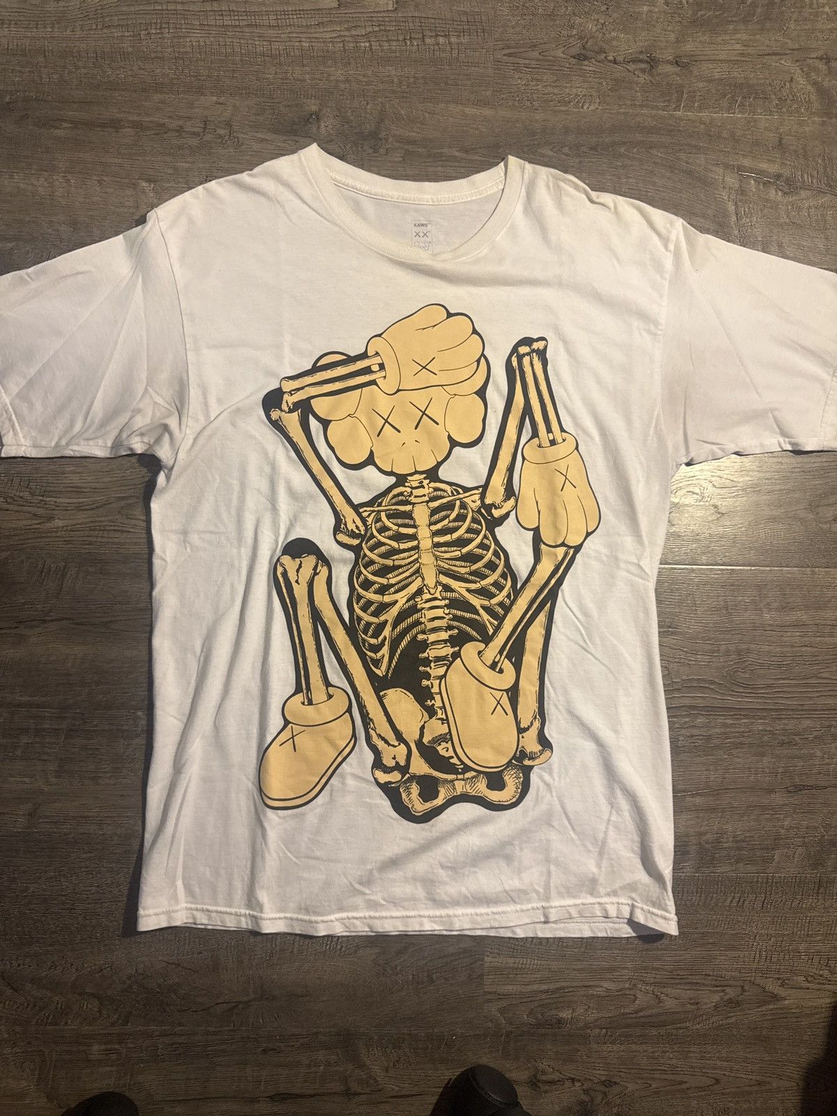 Kaws New Fiction Skeleton Tee Size US L / EU 52-54 / 3 - 1 Thumbnail