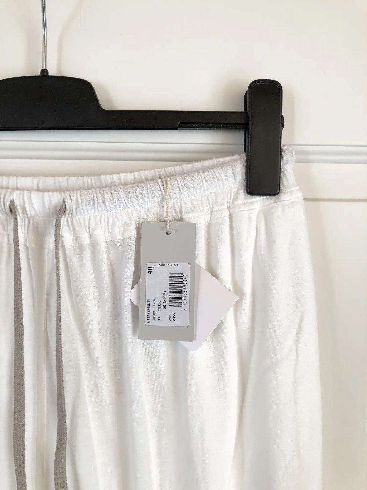 Rick Owens Rick Owens Lilies S/S 2017 White Shorts Drawstring NEW Size 27" / US 4 / IT 40 - 6 Thumbnail