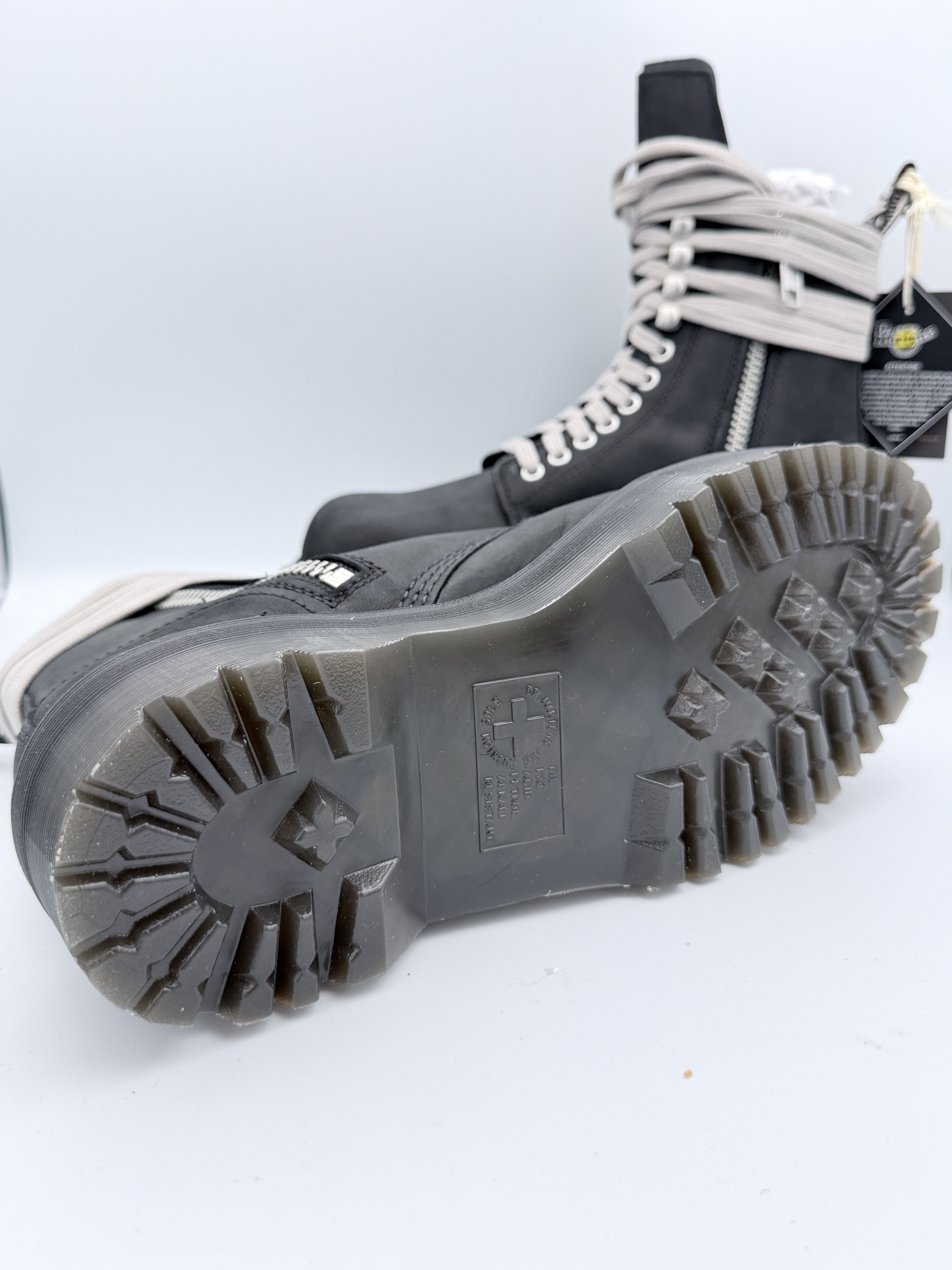 Dr. Martens × Rick Owens Rick Owens Dr. Martns 1460 Quad Sole Steel Toe Boot Size US 7.5 / EU 40-41 - 5 Thumbnail