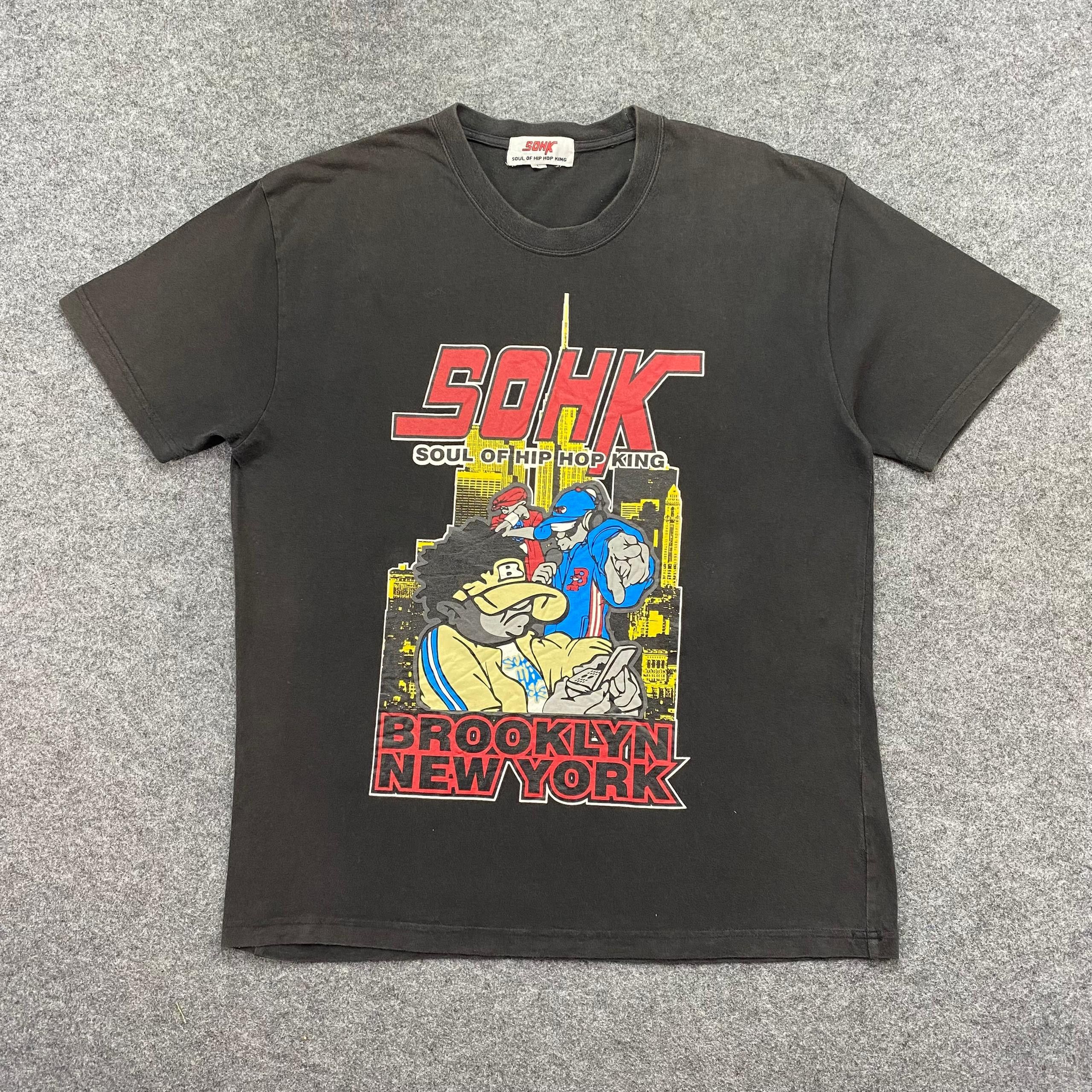 Vintage Vintage Sohk Soul Of Hip Hop King Tshirt Size US L / EU 52-54 / 3 - 1 Thumbnail