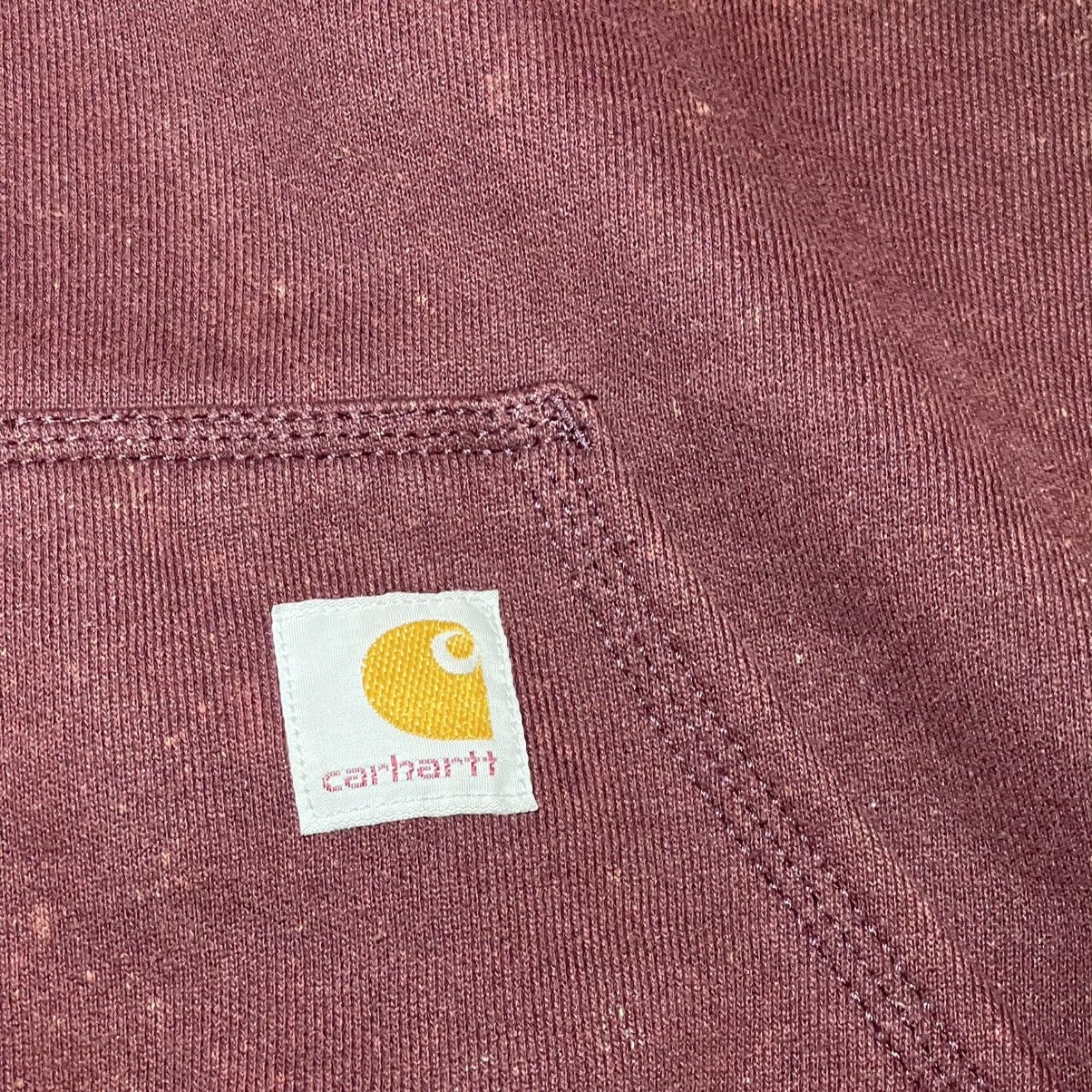Carhartt Carhartt K288 PRT Loose Fit Hoodie Mens XL Burgundy Y2K Size US XL / EU 56 / 4 - 6 Thumbnail