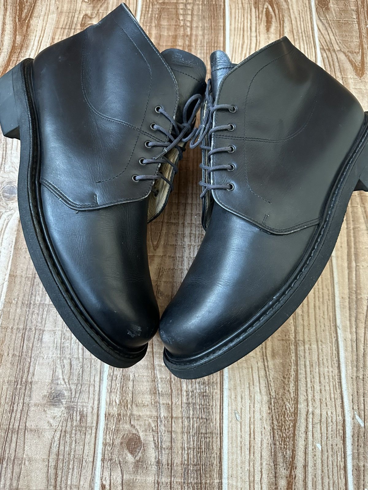 Paraboot Paraboot Black Leather Vintage Size US 8 / EU 41 - 8 Thumbnail