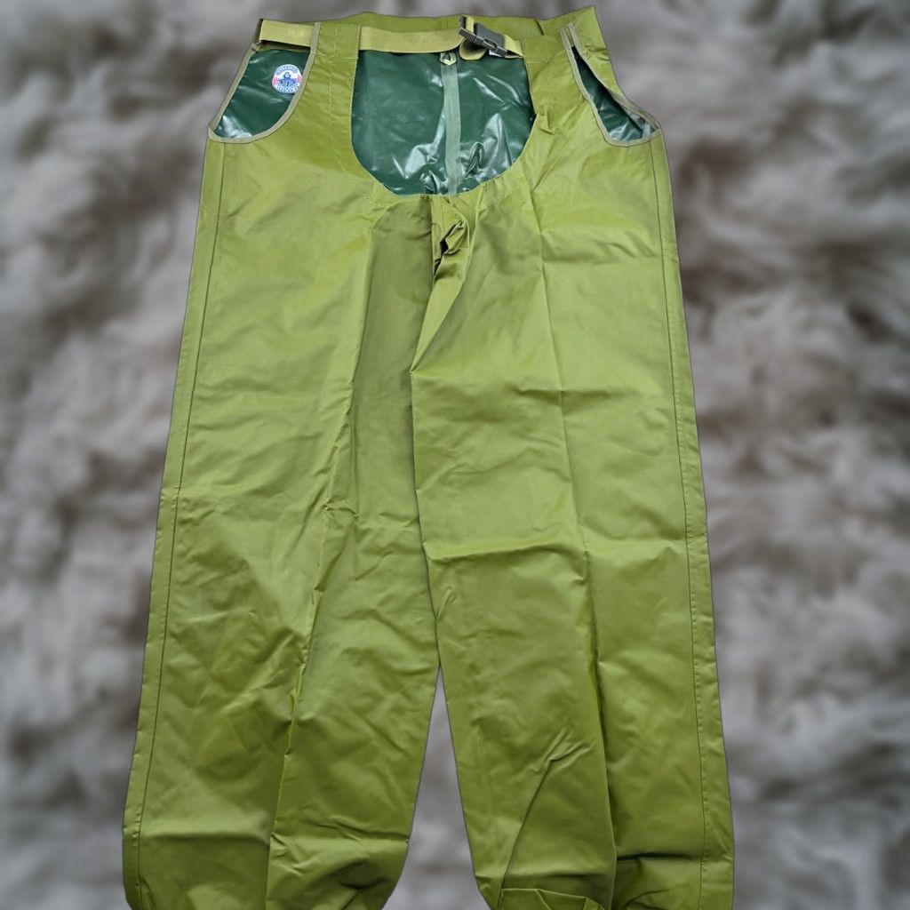 Rains Aalesund Oljeklede Mens Wateproof Rain Pants M Military Green Outdoor Army Pants Men Medium Green Waterproof Rain Pants Mens Size US 31 - 1 Thumbnail