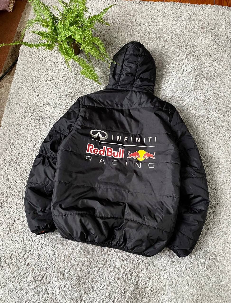 Red Bull × Vintage 00s Redbull Racing Infinity Puffer Light Jacket Streetwear Size US L / EU 52-54 / 3 - 2 Thumbnail