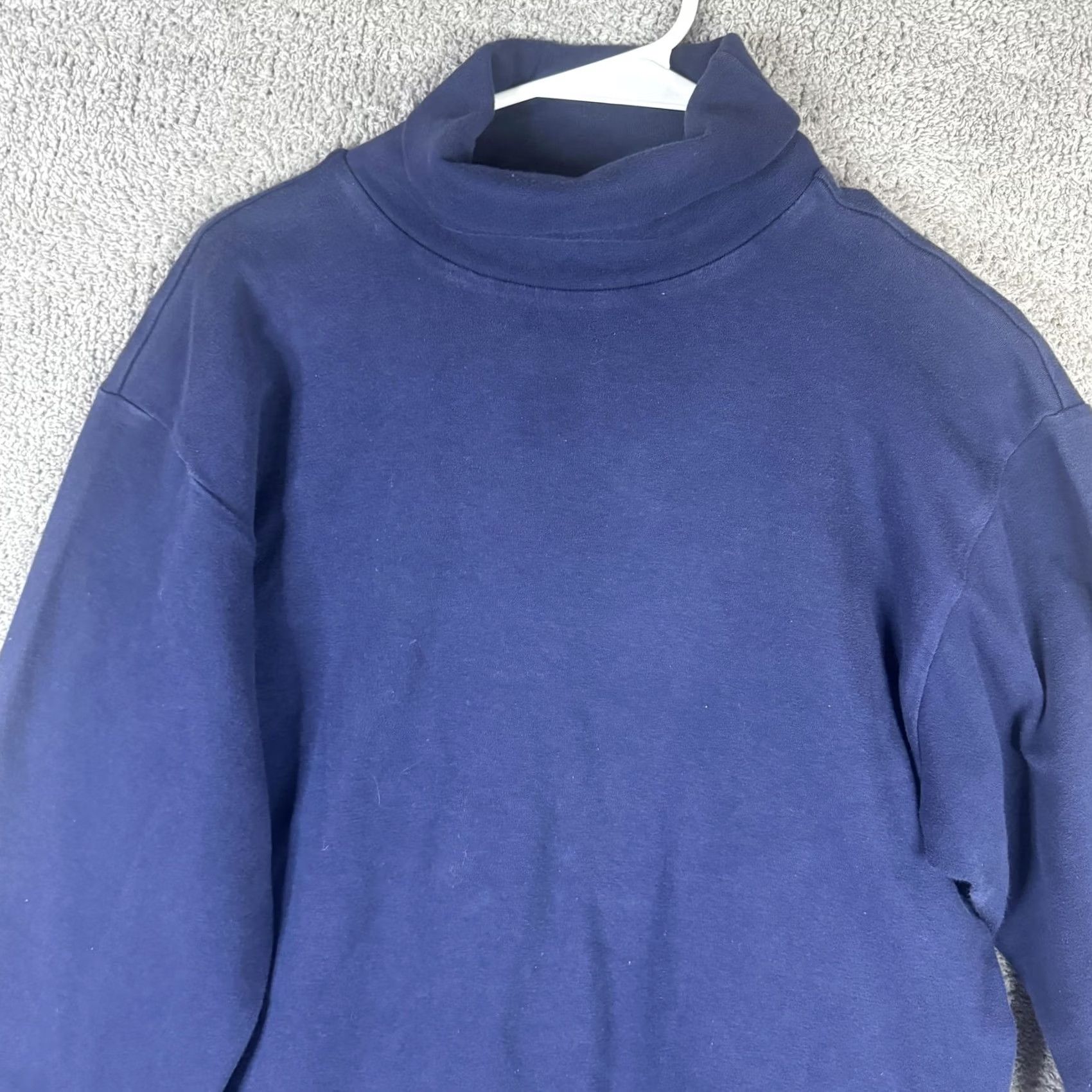 Eddie Bauer VINTAGE Eddie Bauer Shirt Mens LT Blue Mock Neck Long Sleeve Made USA Cotton Size US L / EU 52-54 / 3 - 4 Thumbnail