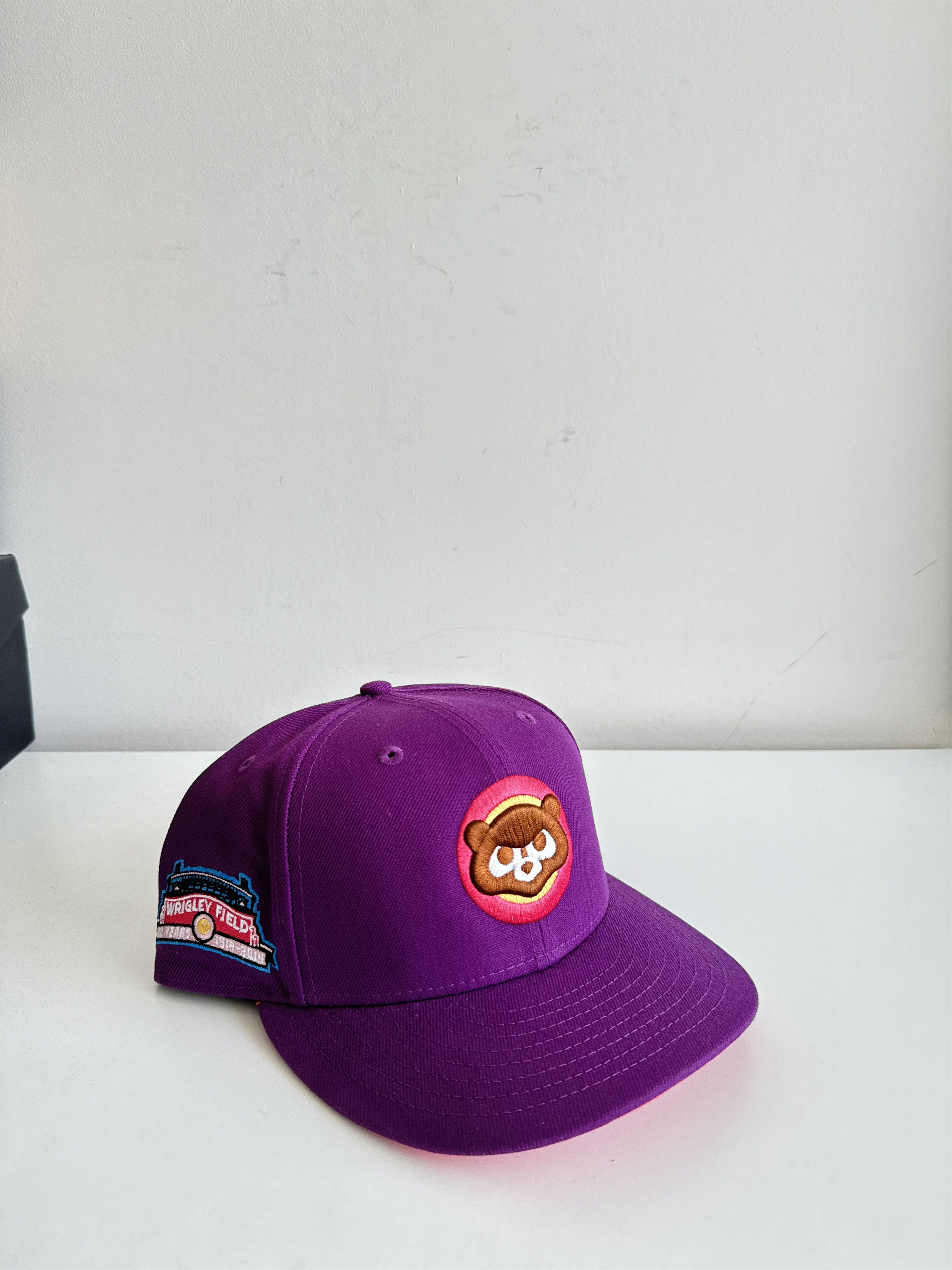 7 1/2 HAT CLUB NEW ERA AUX PACK CHICAGO CUBS HAT - PURPLE